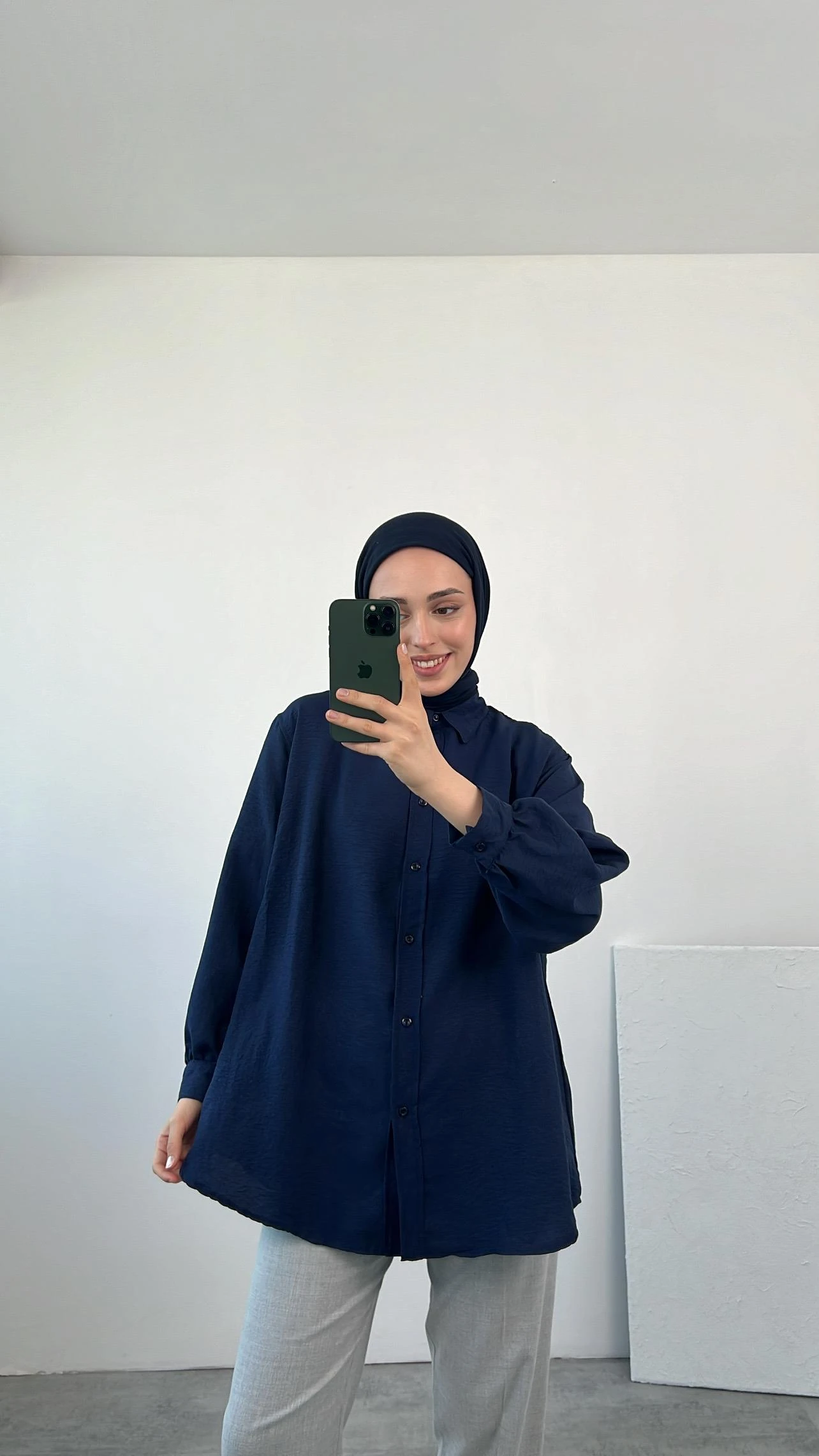 Aerobin Gömlek Lacivert