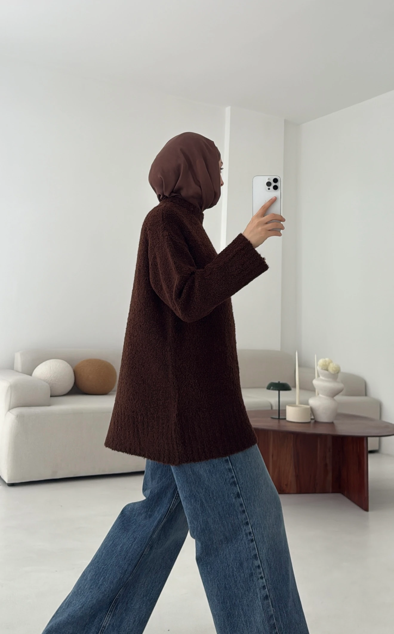 Basic Buklet Kazak Kahve