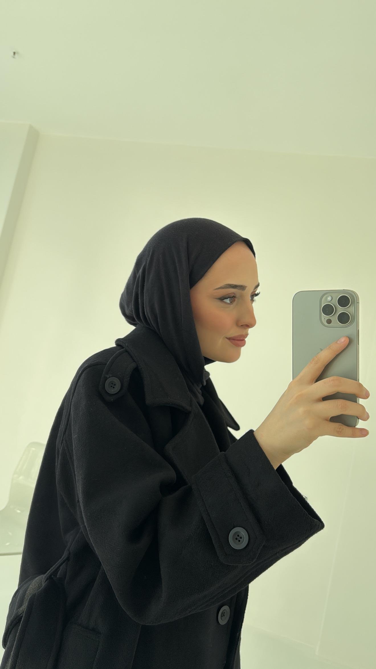 Siyah Premium Kaban Kemerli