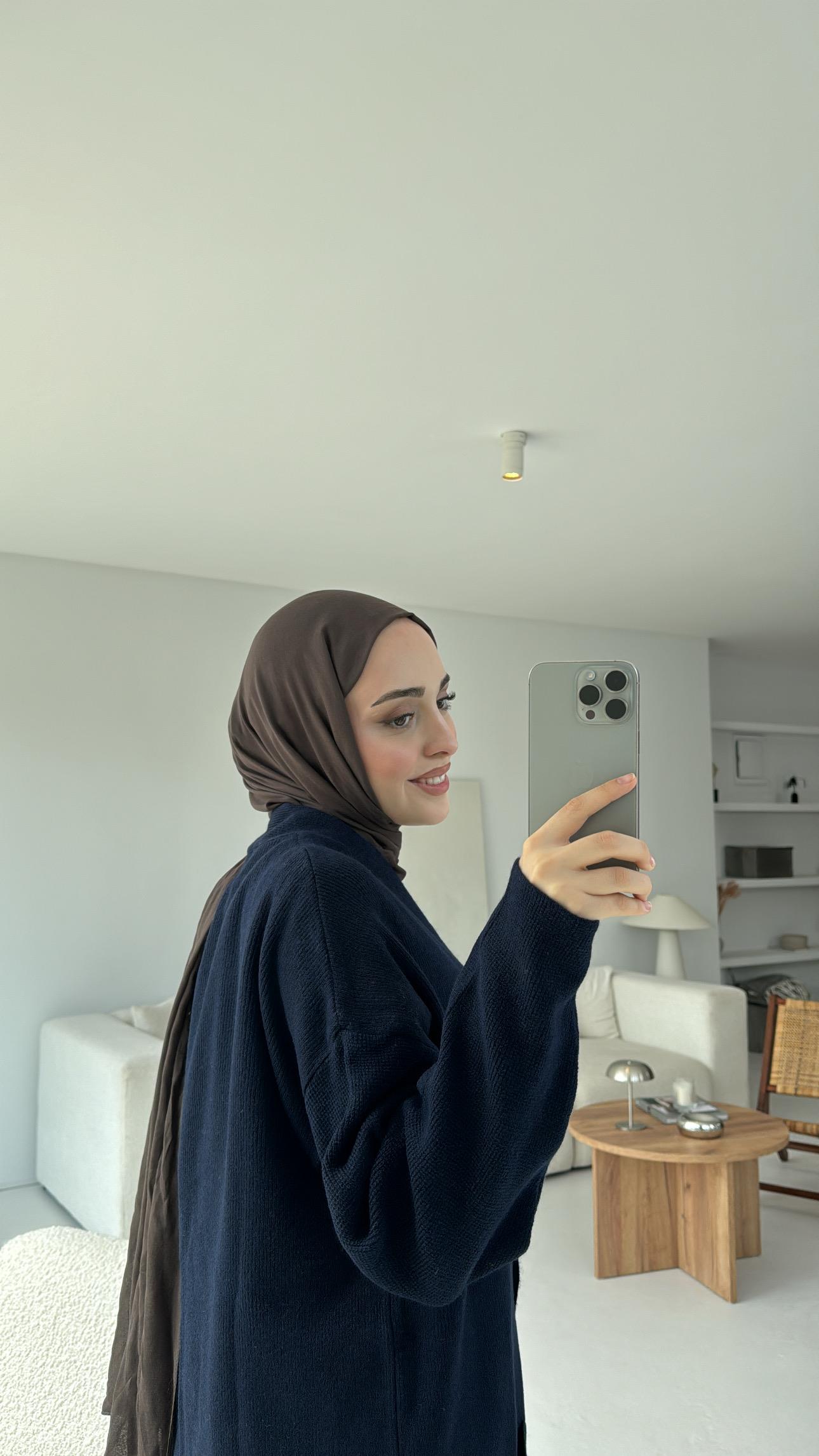 Düğmeli Cepli Triko Hırka Lacivert