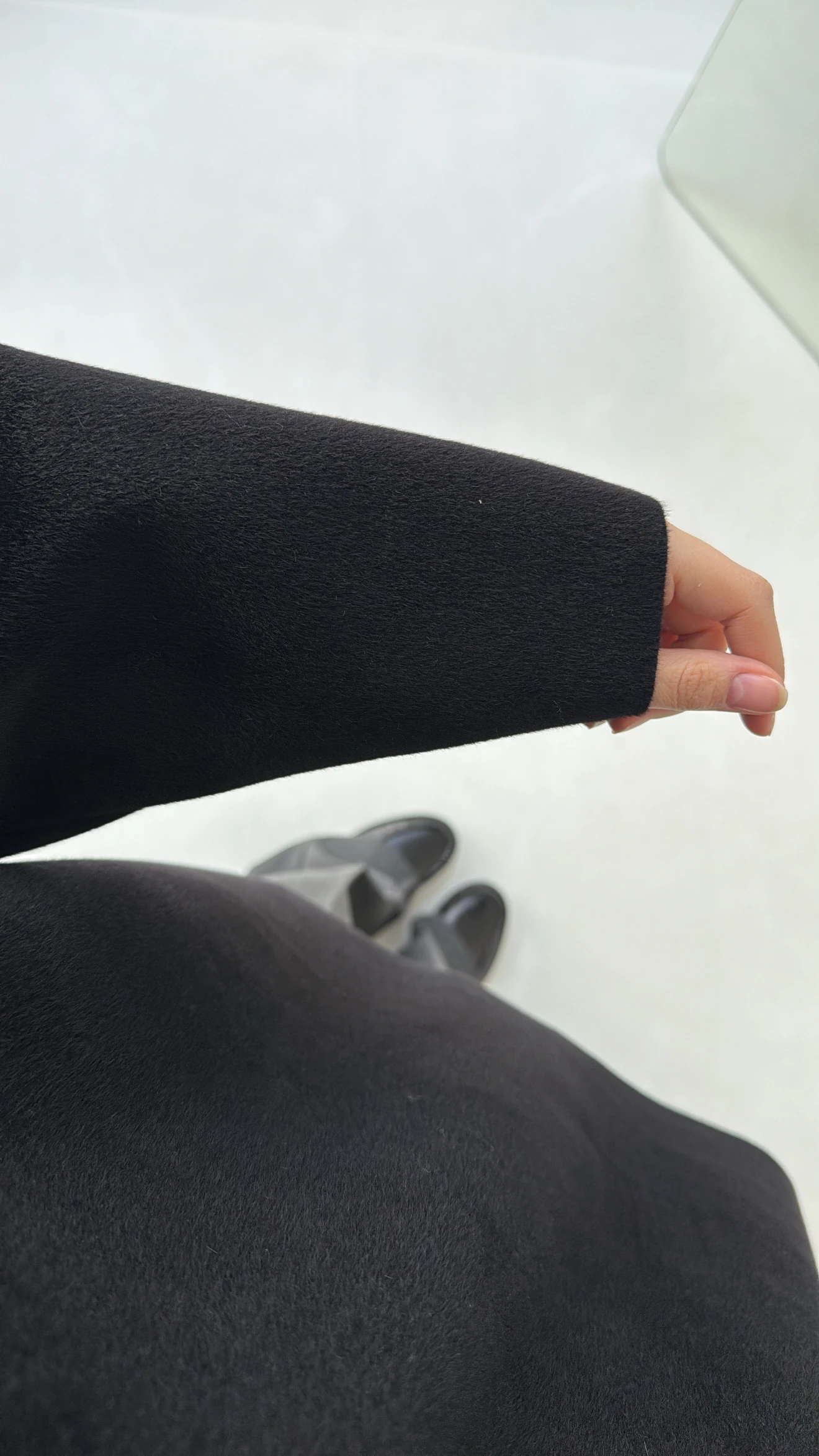 Tok Kumaş Bluz Siyah