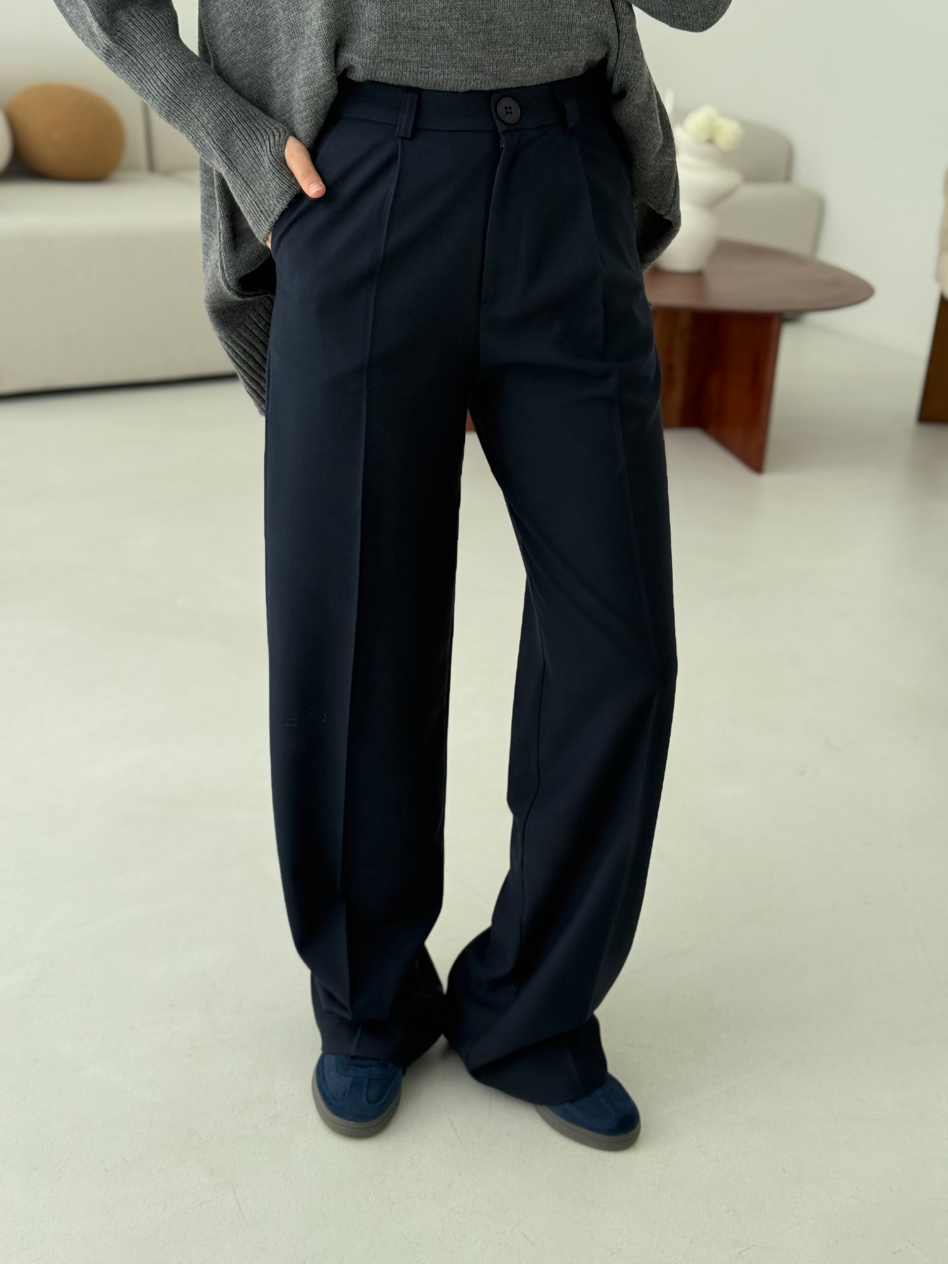 Tek Pile Pantolon Lacivert