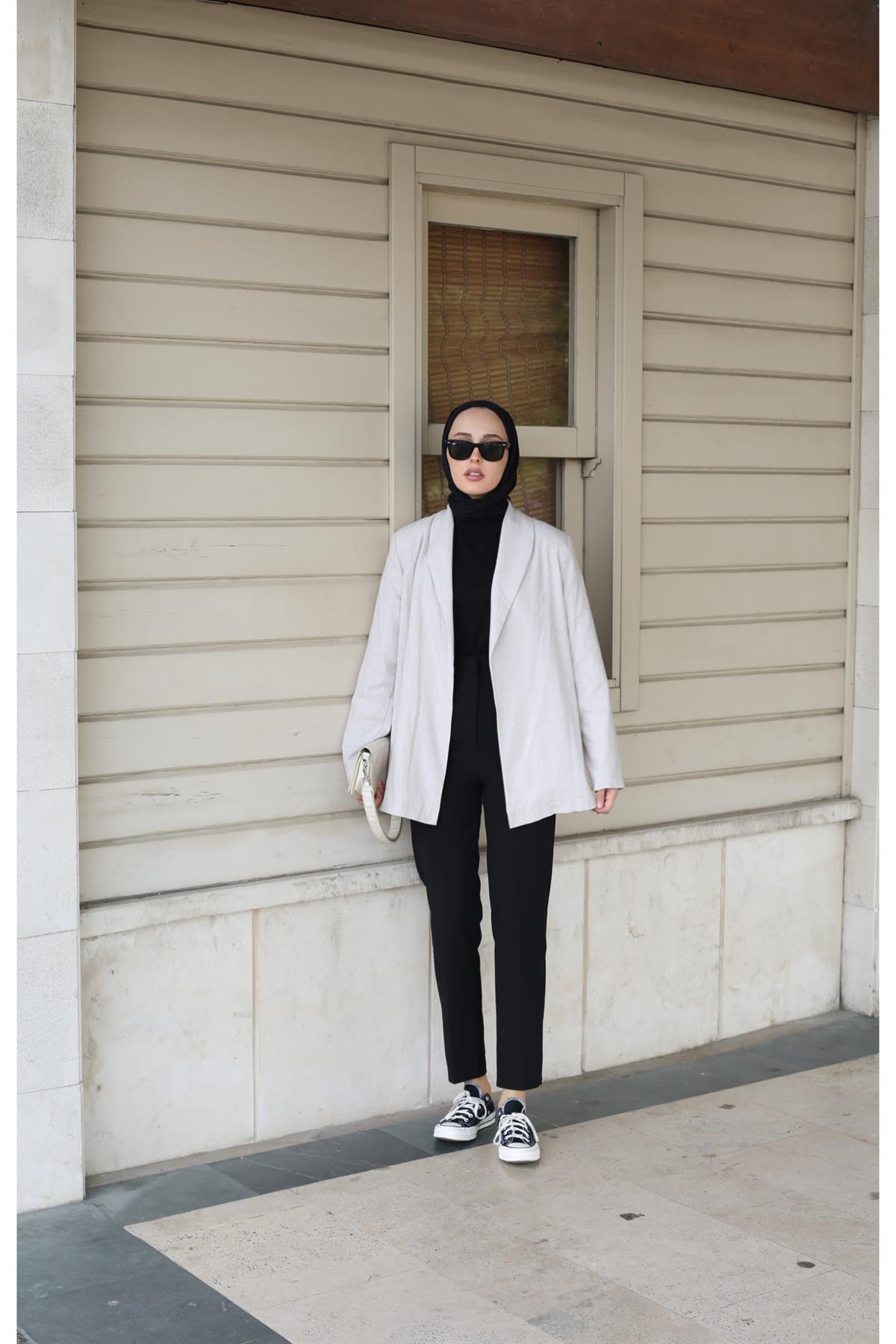 Keten Blazer Ceket