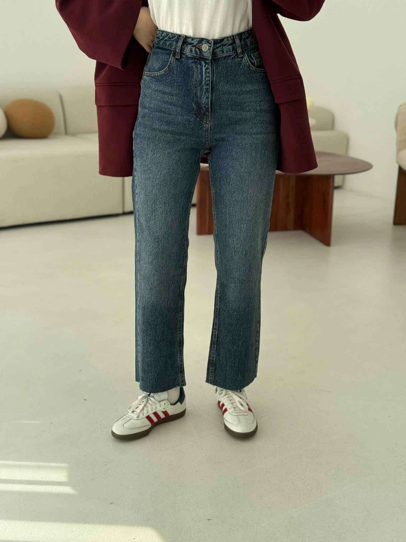 Premium Paçası Kesik Jean 249