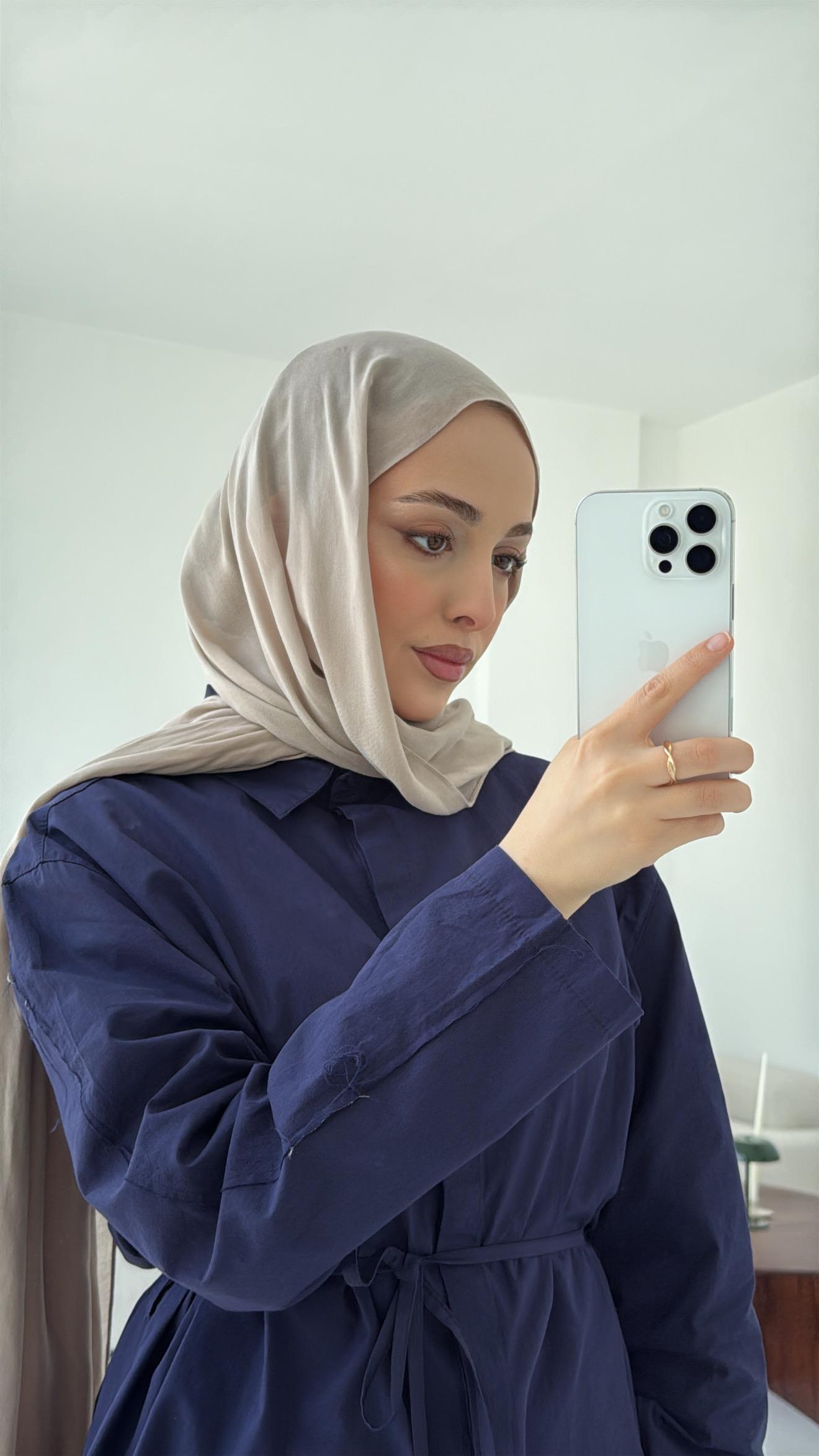 Kolları Pis Dikiş Kemerli Gömlek Lacivert