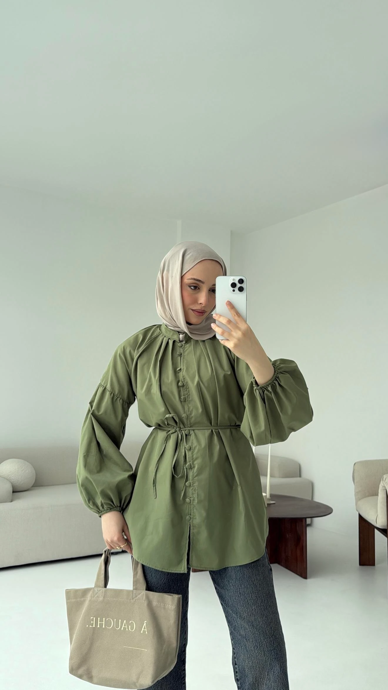 Elegant Gömlek Yeşil