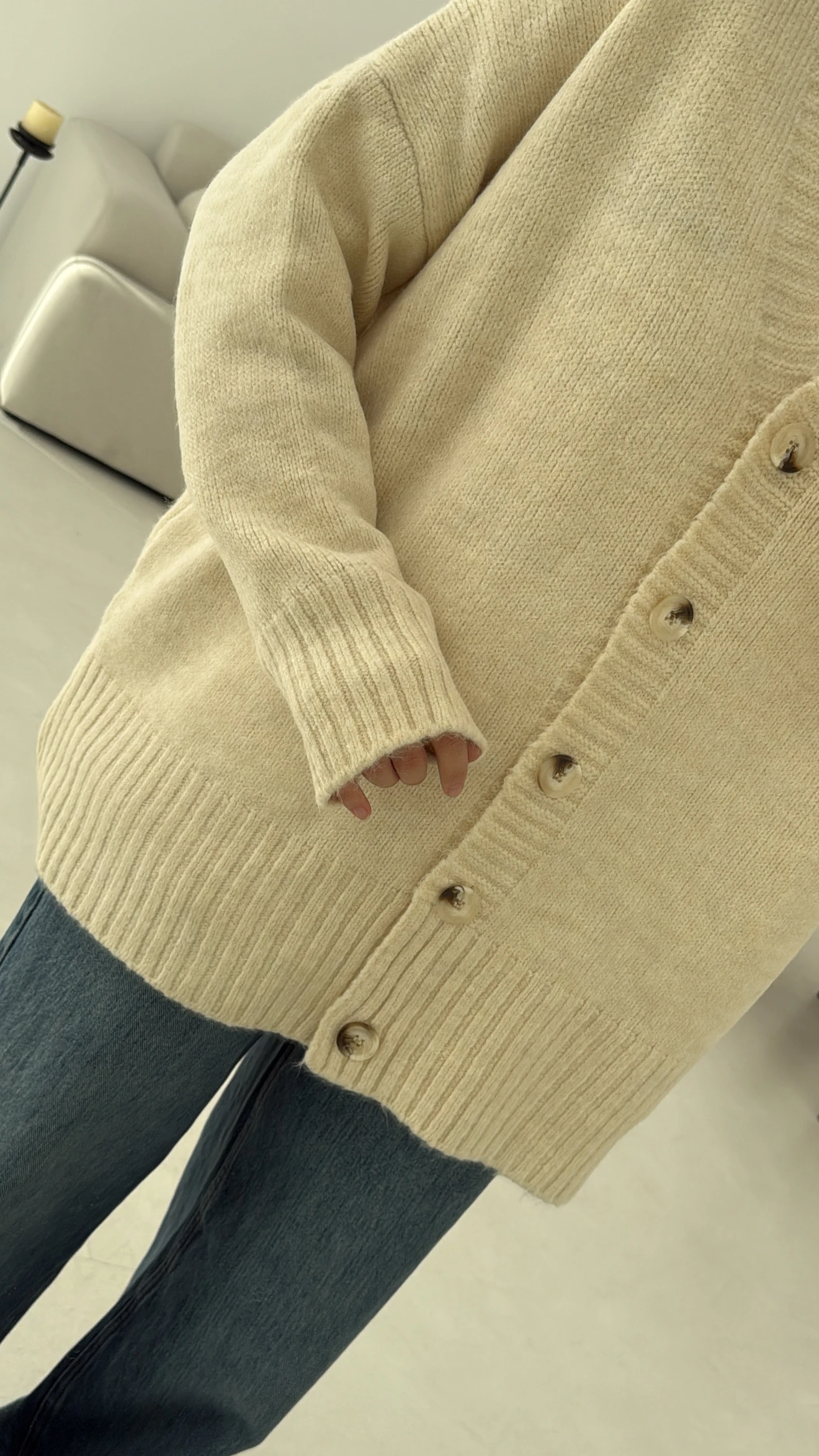 Örgü Hırka Natural