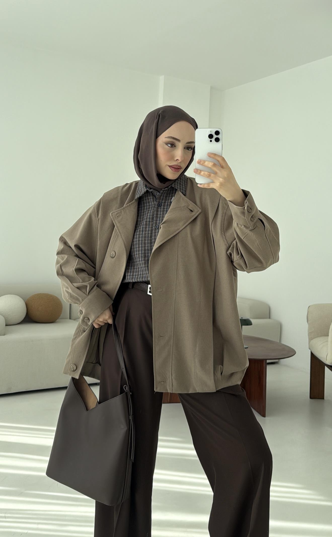 Tasarım ml Collection Ceket Vizon