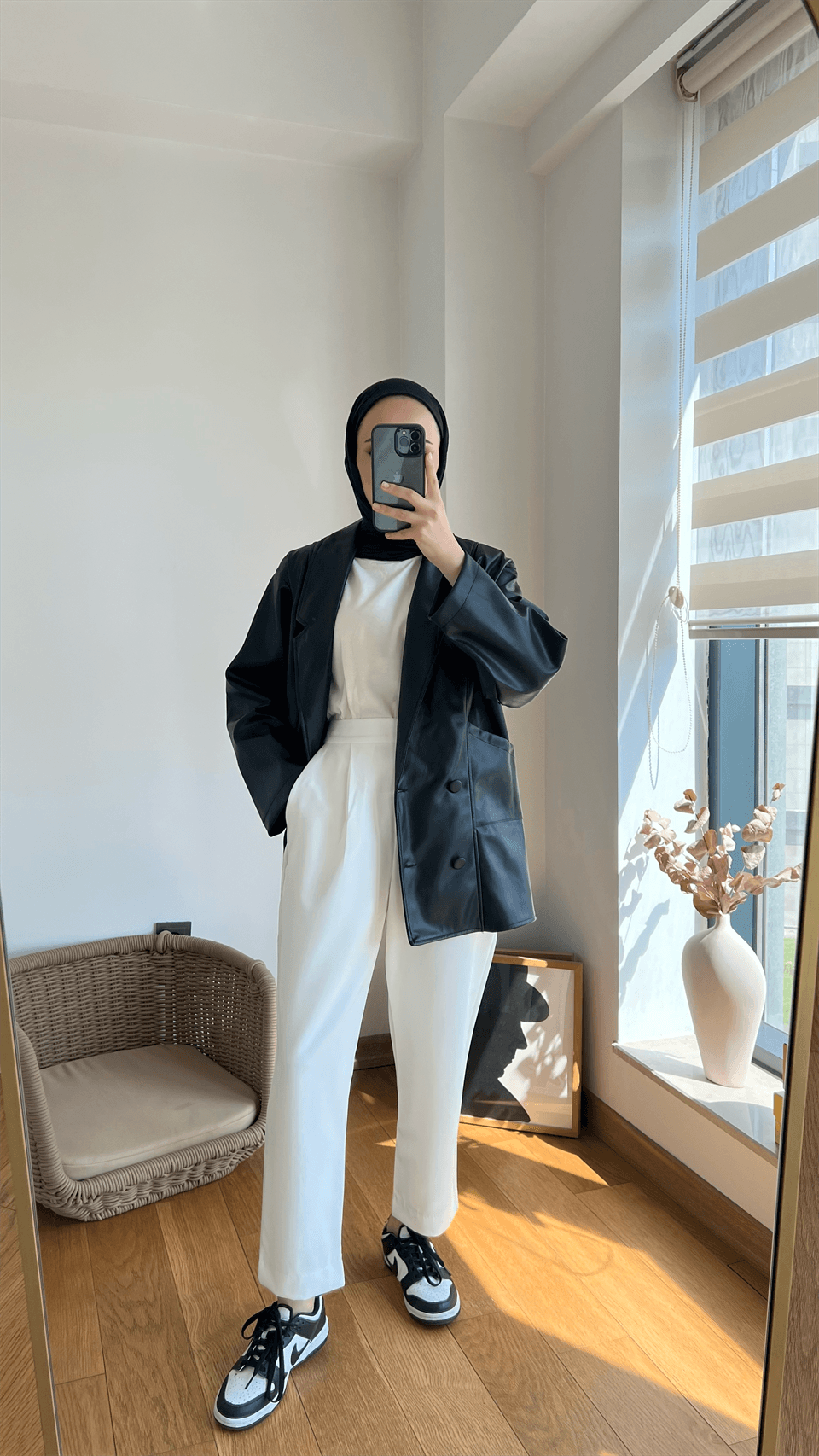 Vintage Deri Ceket Siyah