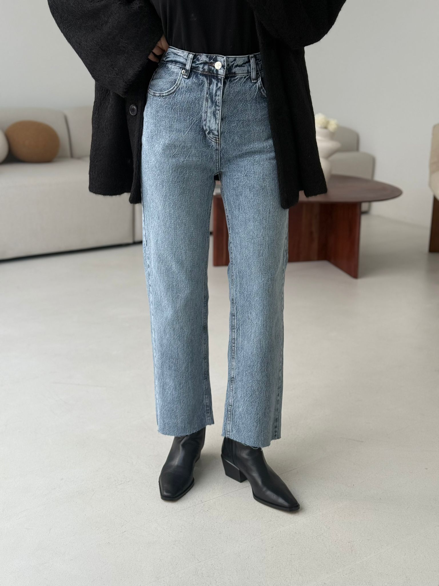 Premium Paçası Kesik Jean 224