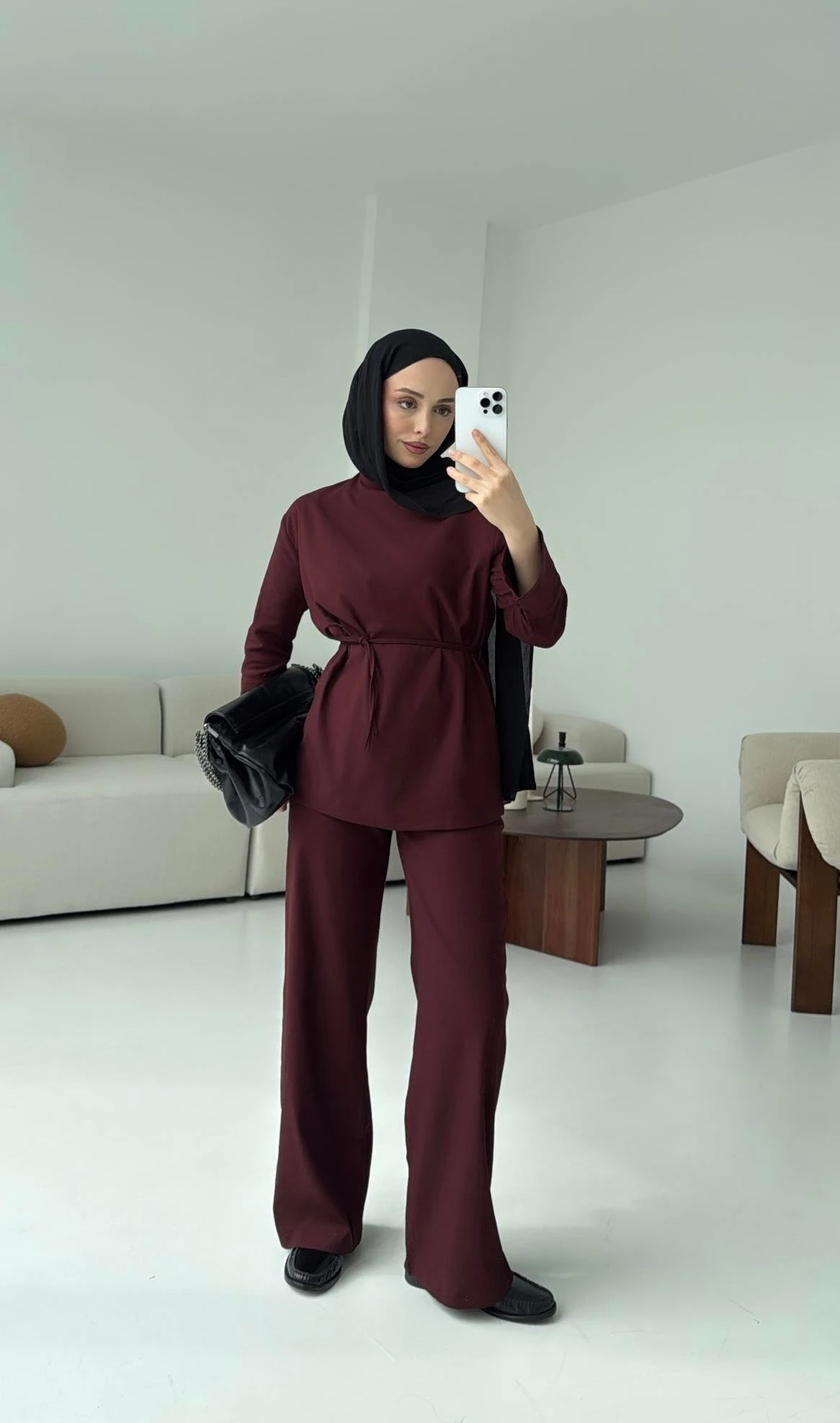 Basıc Bağlamalı Takım Bordo