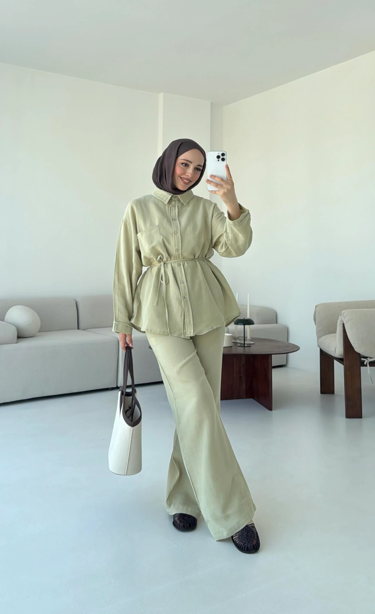 Müslin Pantolon Takım Haki