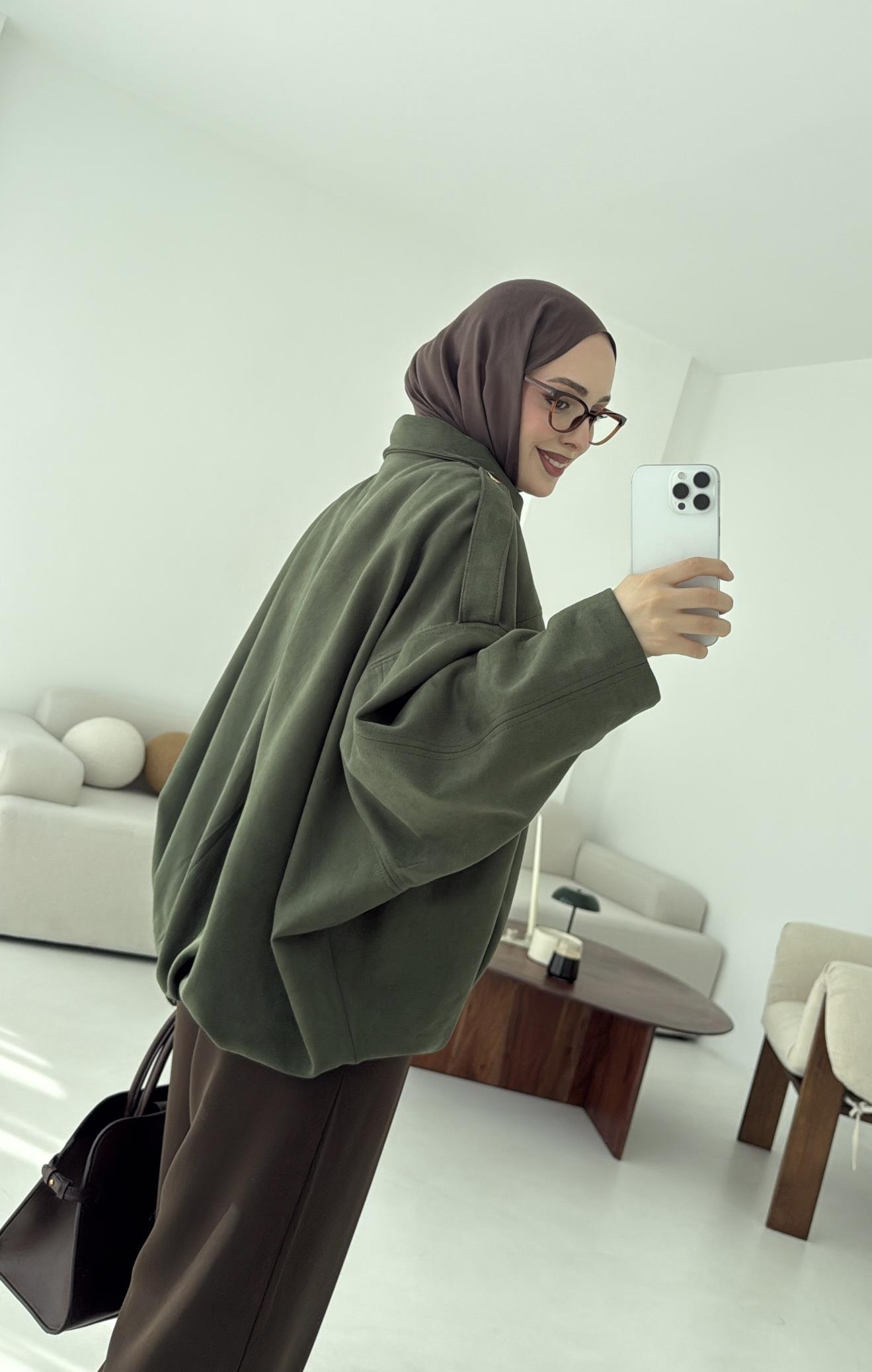 Süet Bomber Ceket