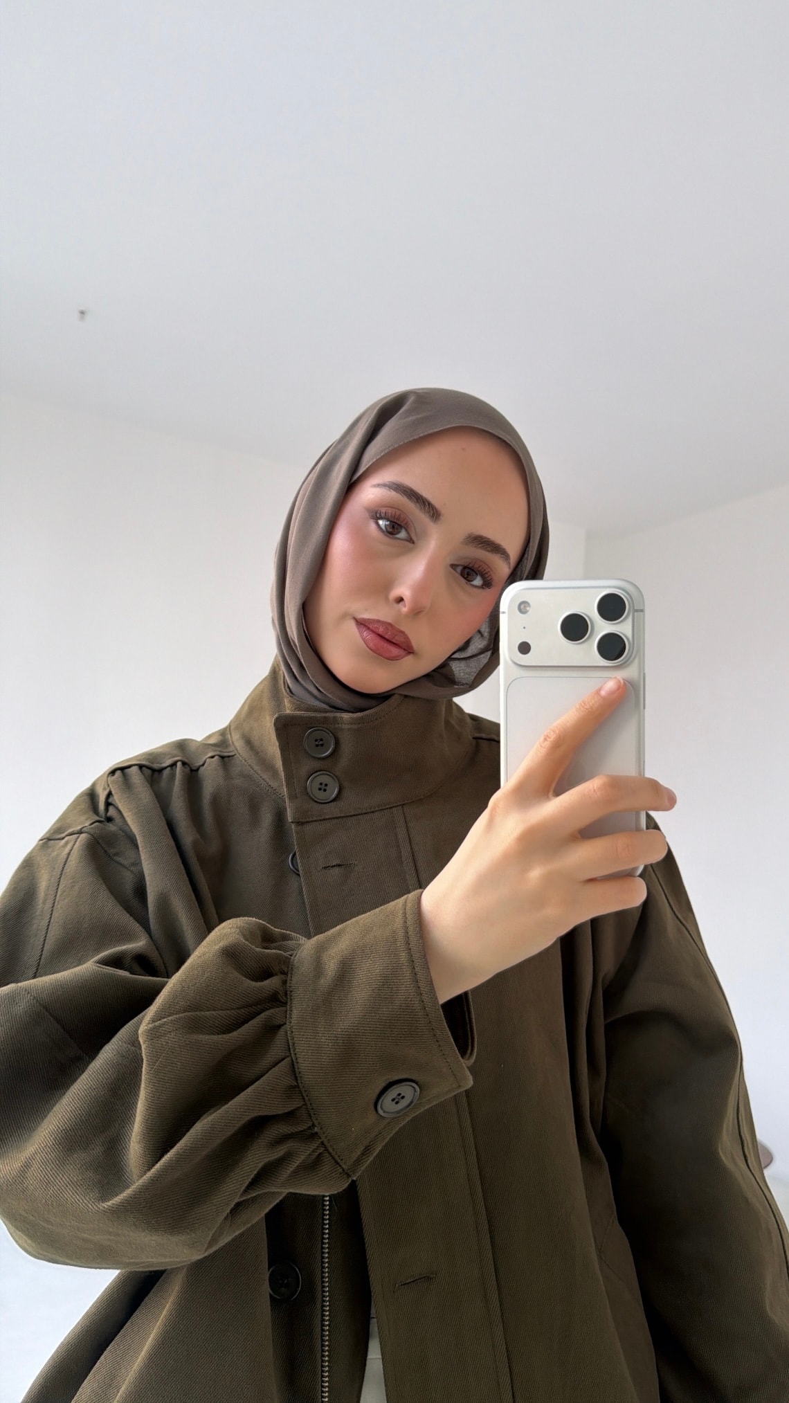 Bomber Gabardin Ceket Haki