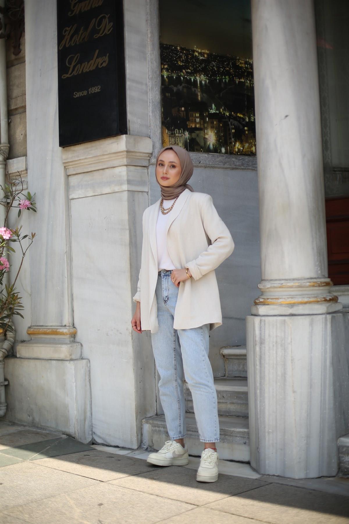 Keten Blazer Ceket
