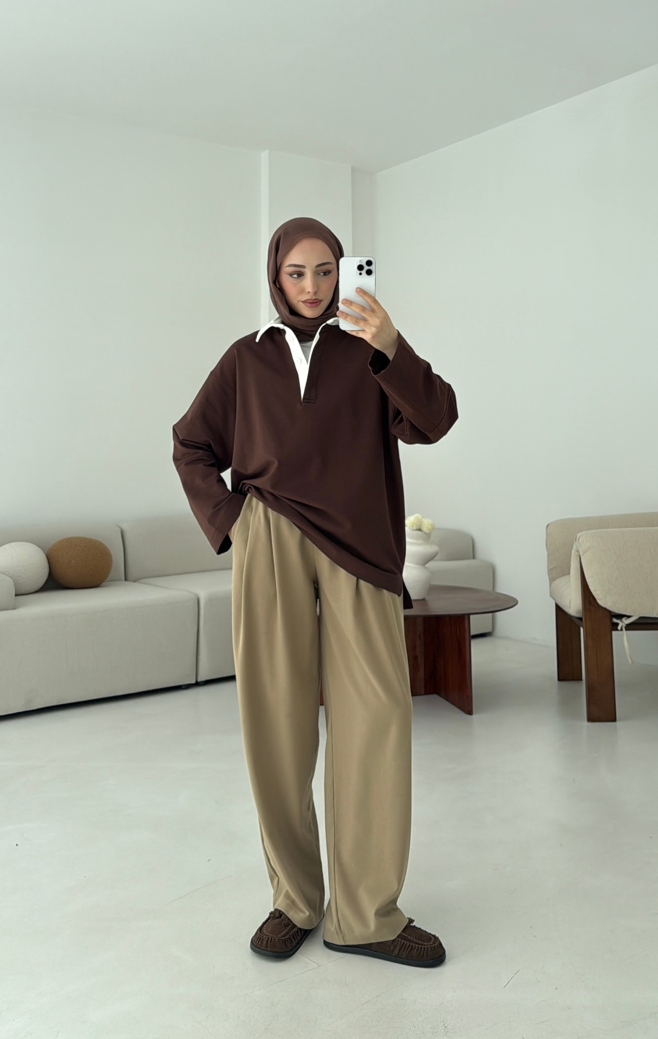 Varctiy Sweatshırt Kahve
