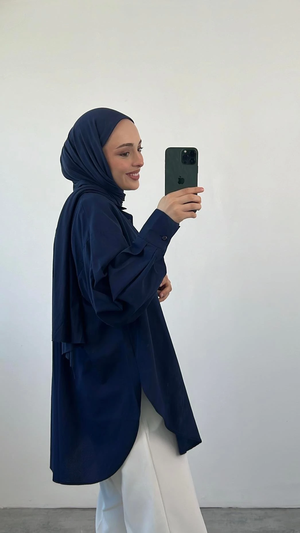 Basic Lacivert Gömlek