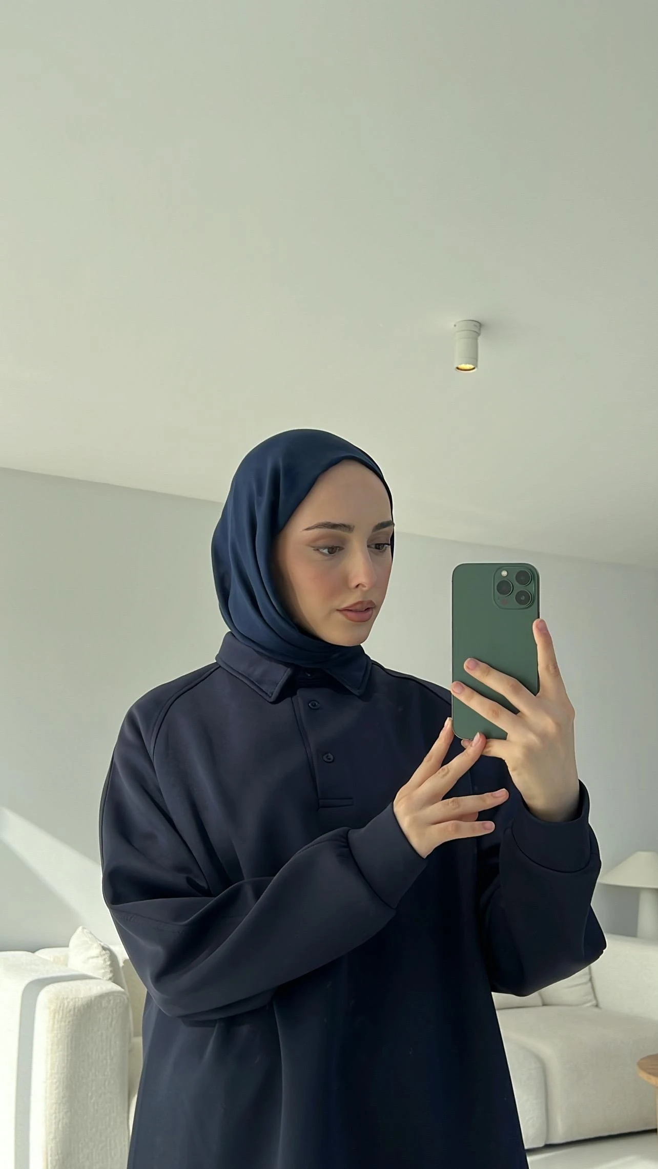 Scuba Polo Yaka Takım Lacivert