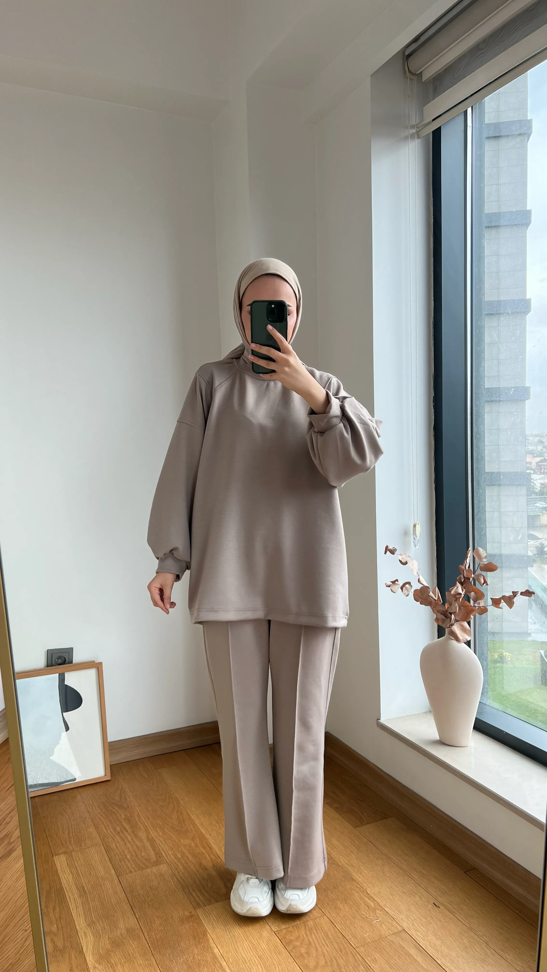 Oysho Kumaş Takım Vizon