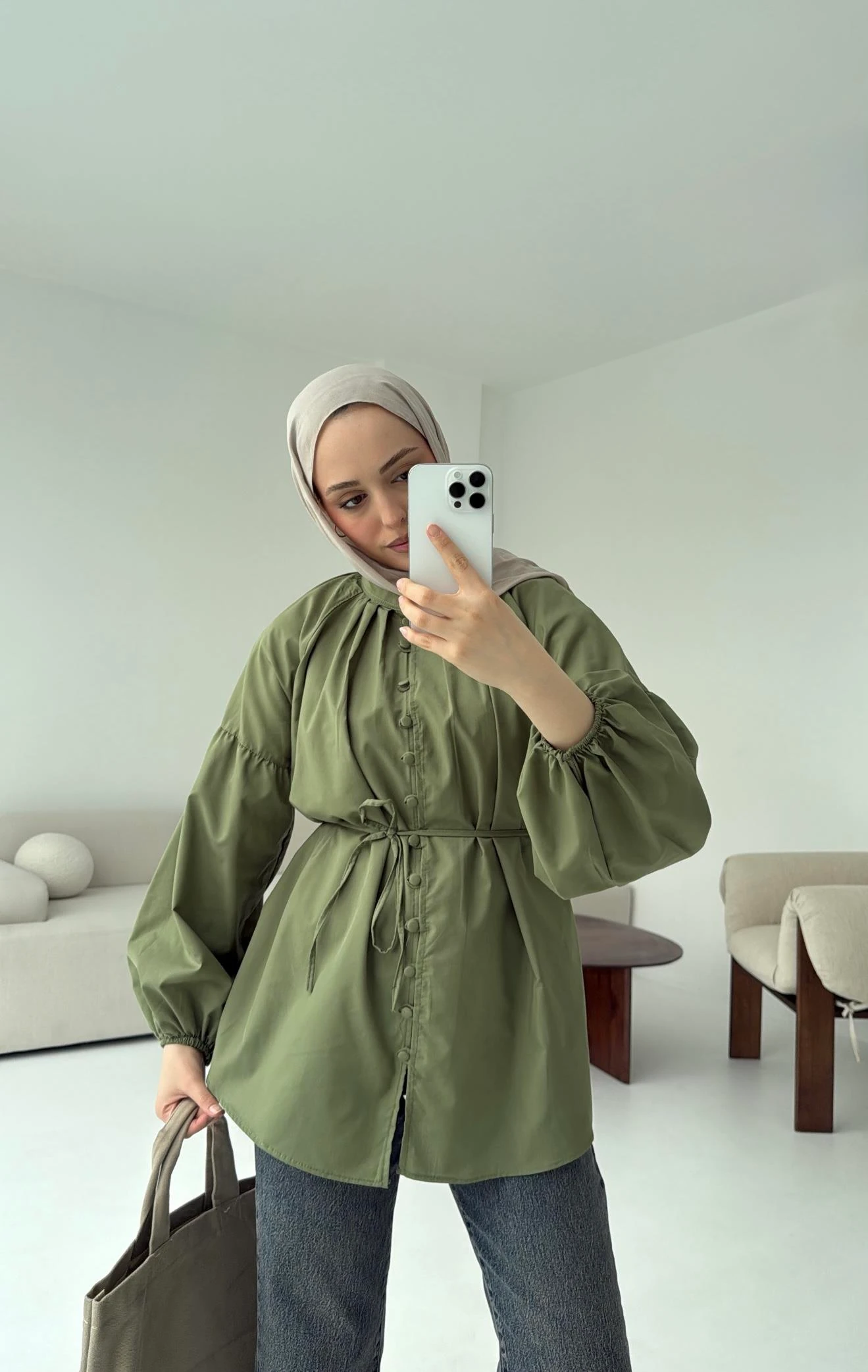 Elegant Gömlek Yeşil