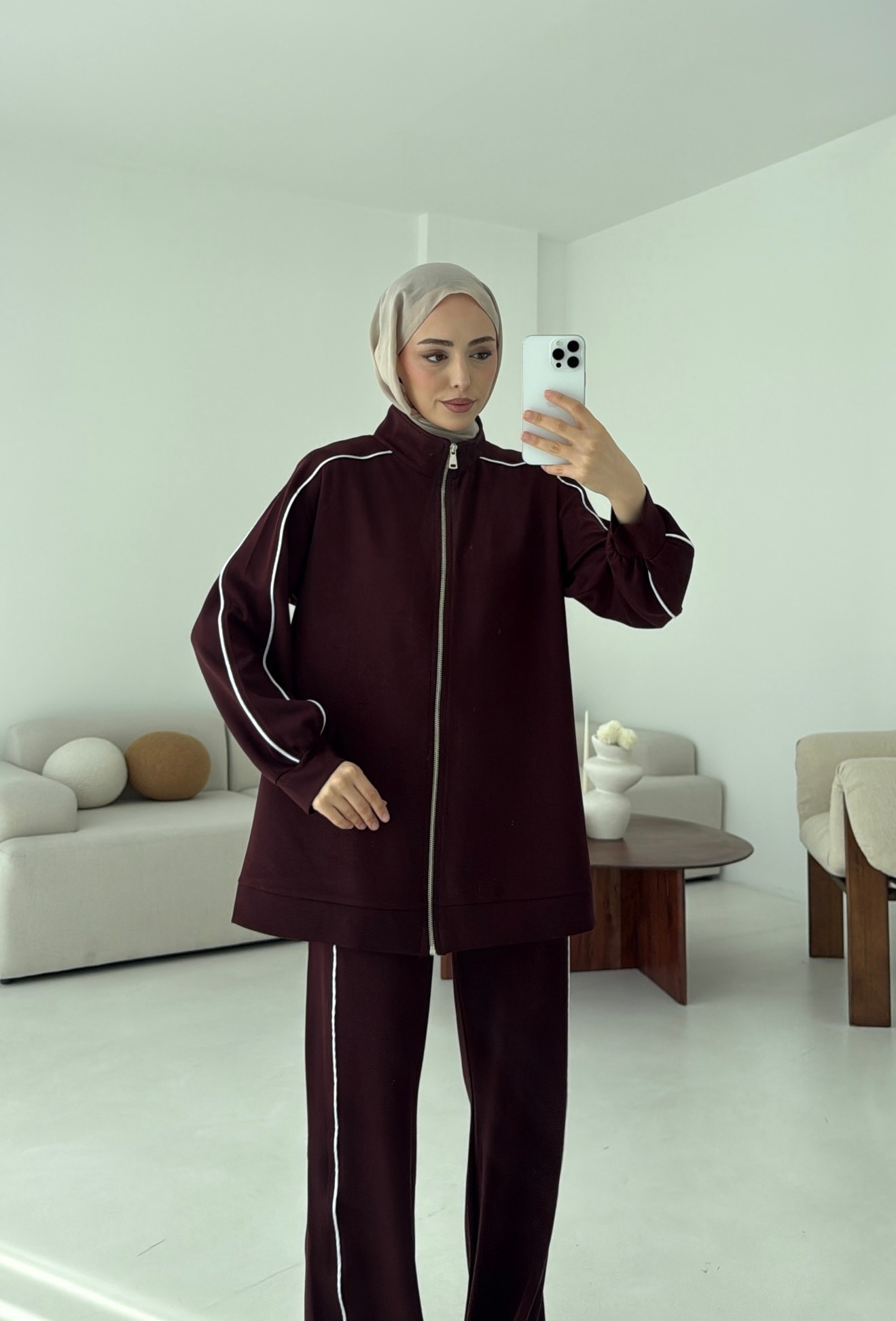 Garnili Oysho Takım Bordo
