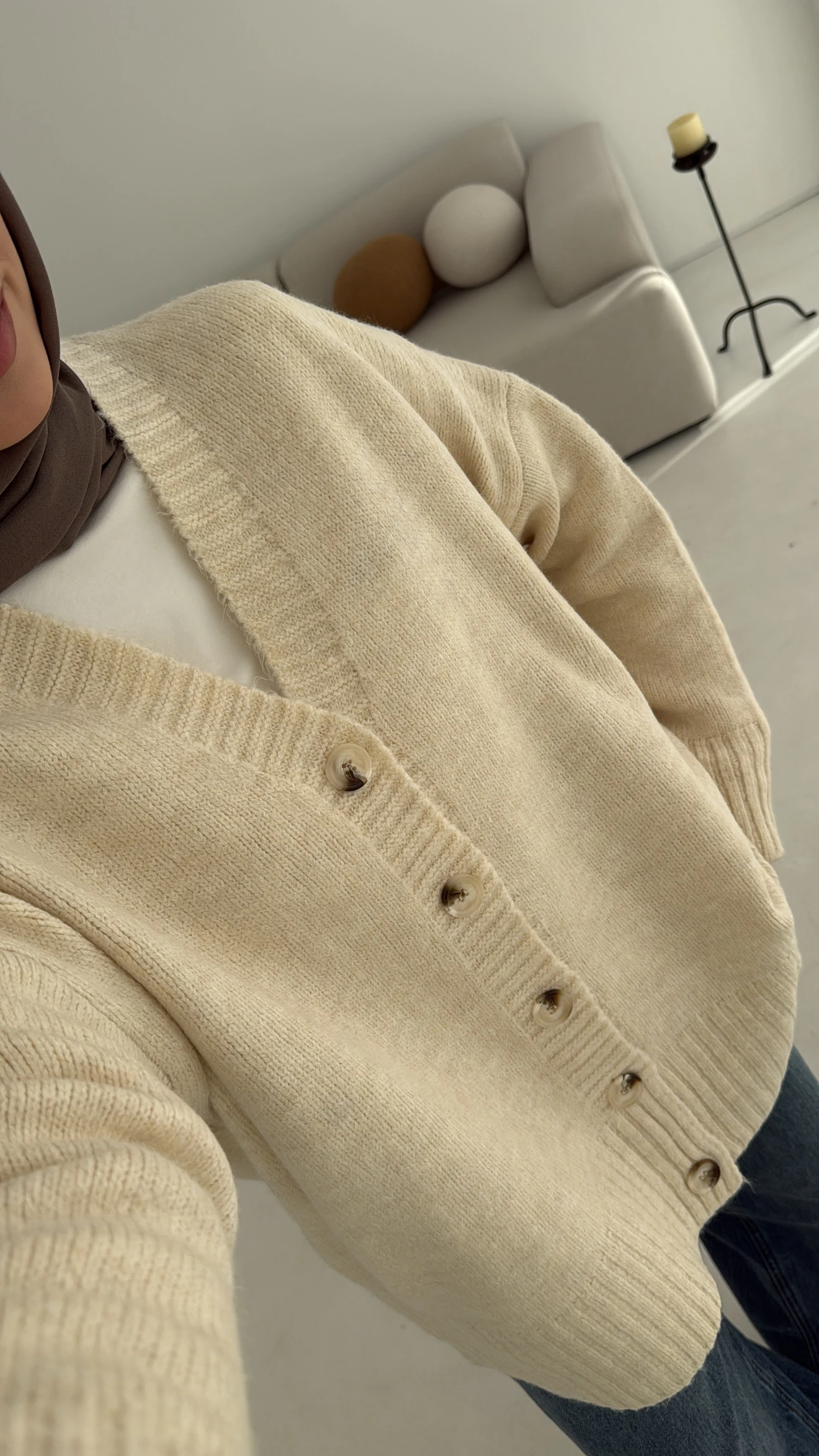 Örgü Hırka Natural