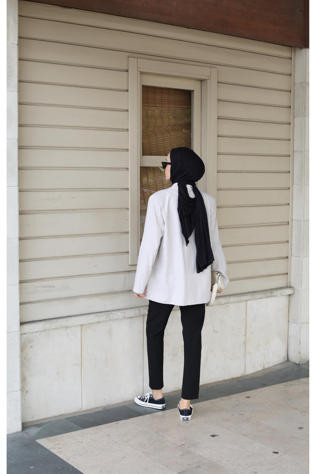 Keten Blazer Ceket