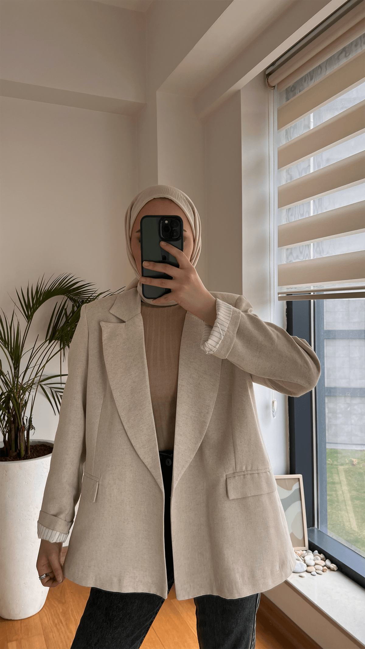 Keten Blazer Ceket
