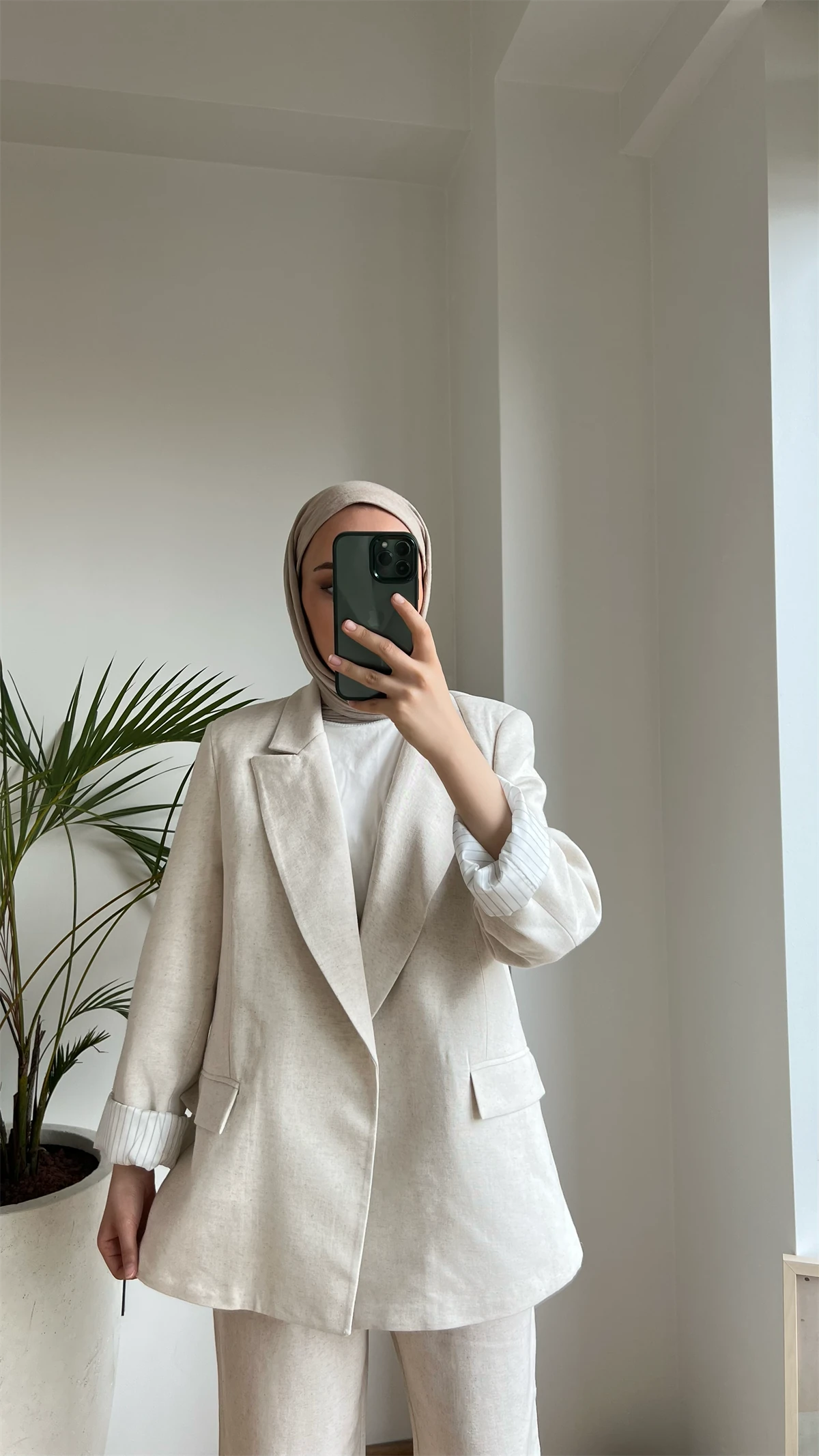 Keten Ceketli Takım