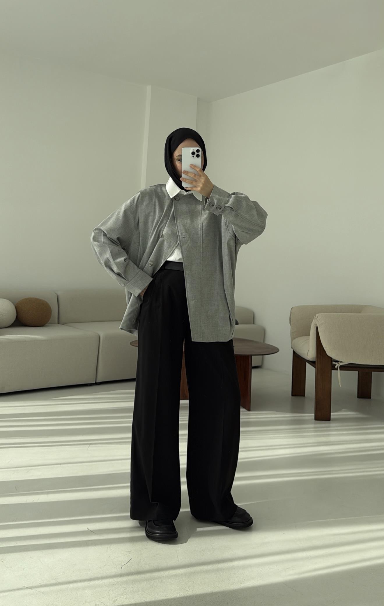 Tasarım ml Collection Ceket Gri
