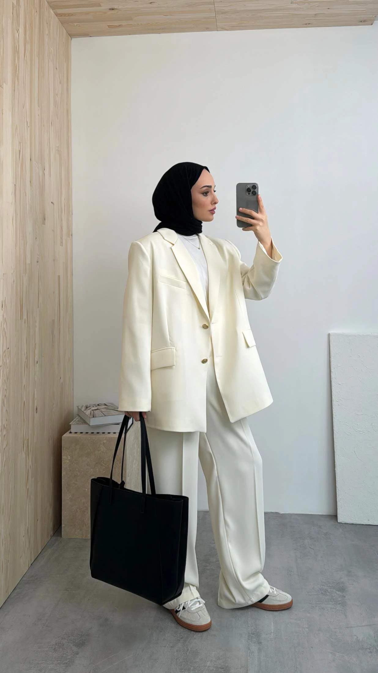 Özel Seri Premium Ceketli Takım Krem