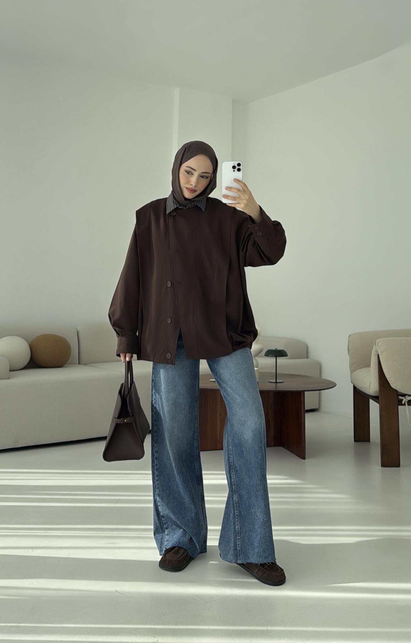 Tasarım ml Collection Ceket Kahve