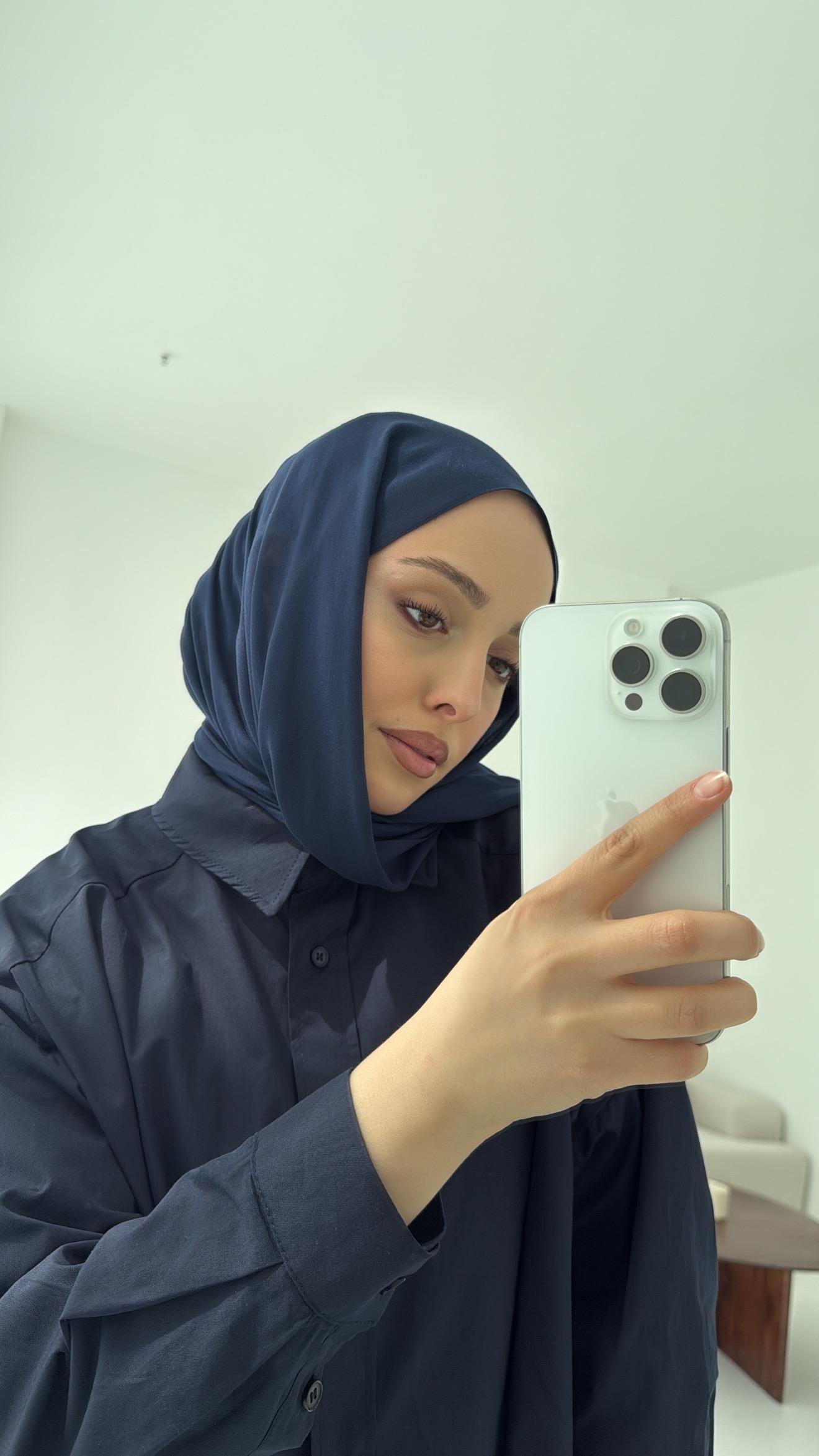 Poplin Oversize Gömlek Lacivert
