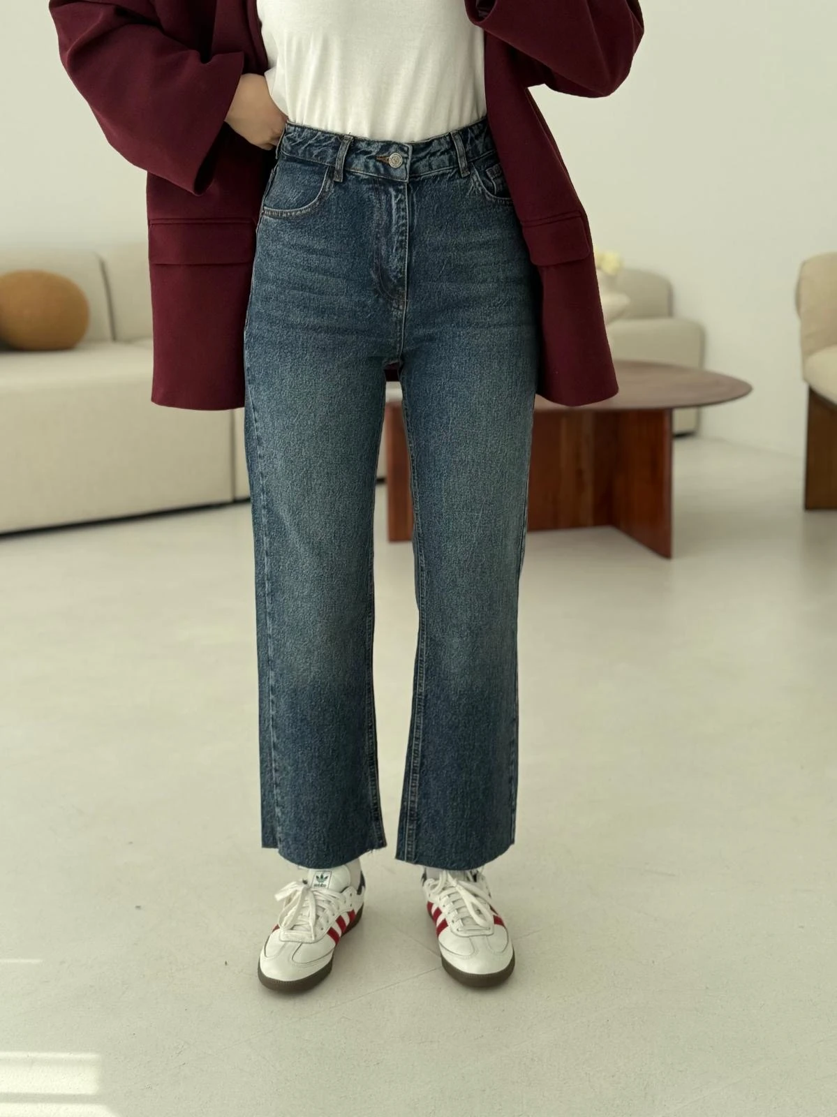 Premium Paçası Kesik Jean 249