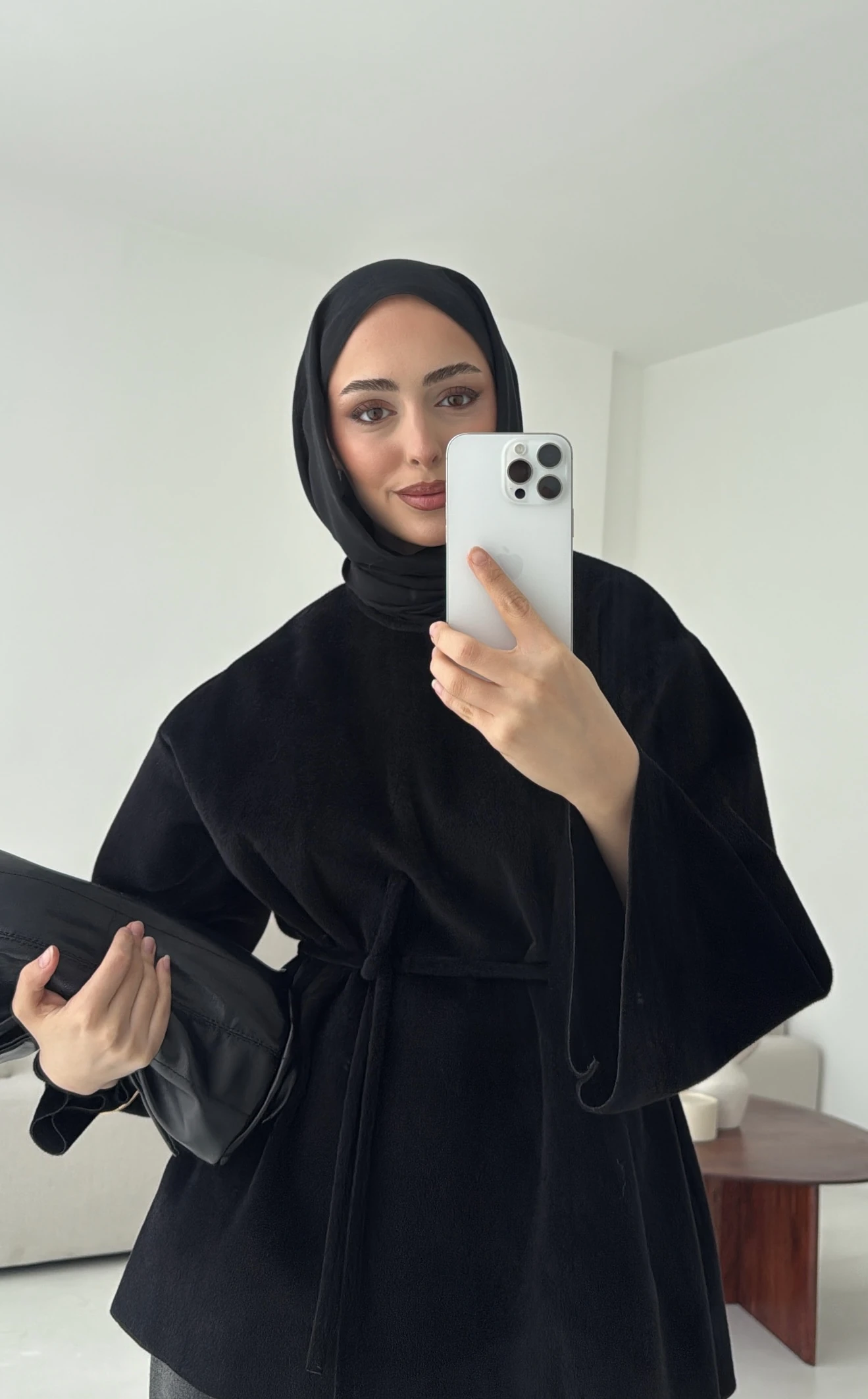 Tok Kumaş Bluz Siyah