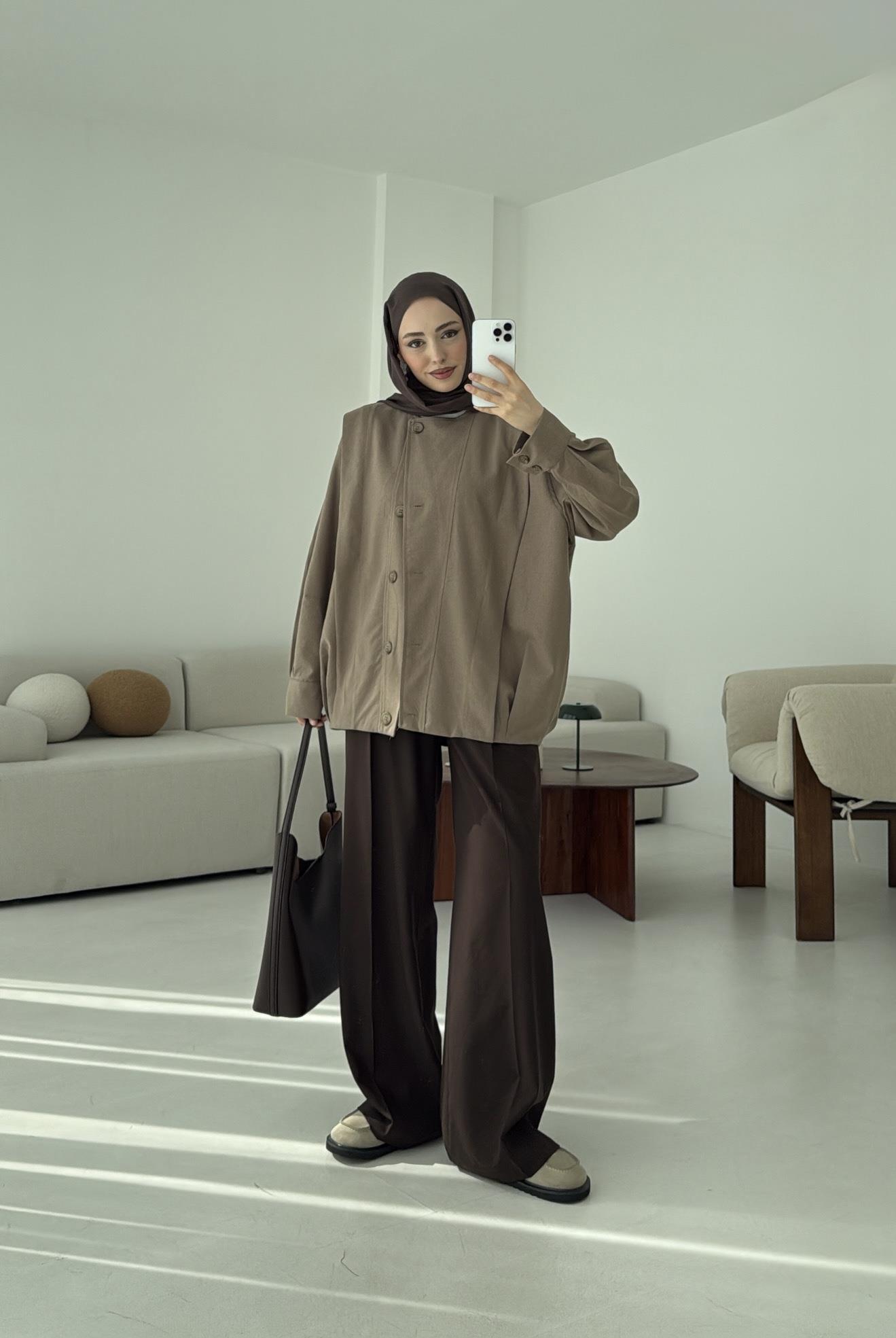 Tasarım ml Collection Ceket Vizon