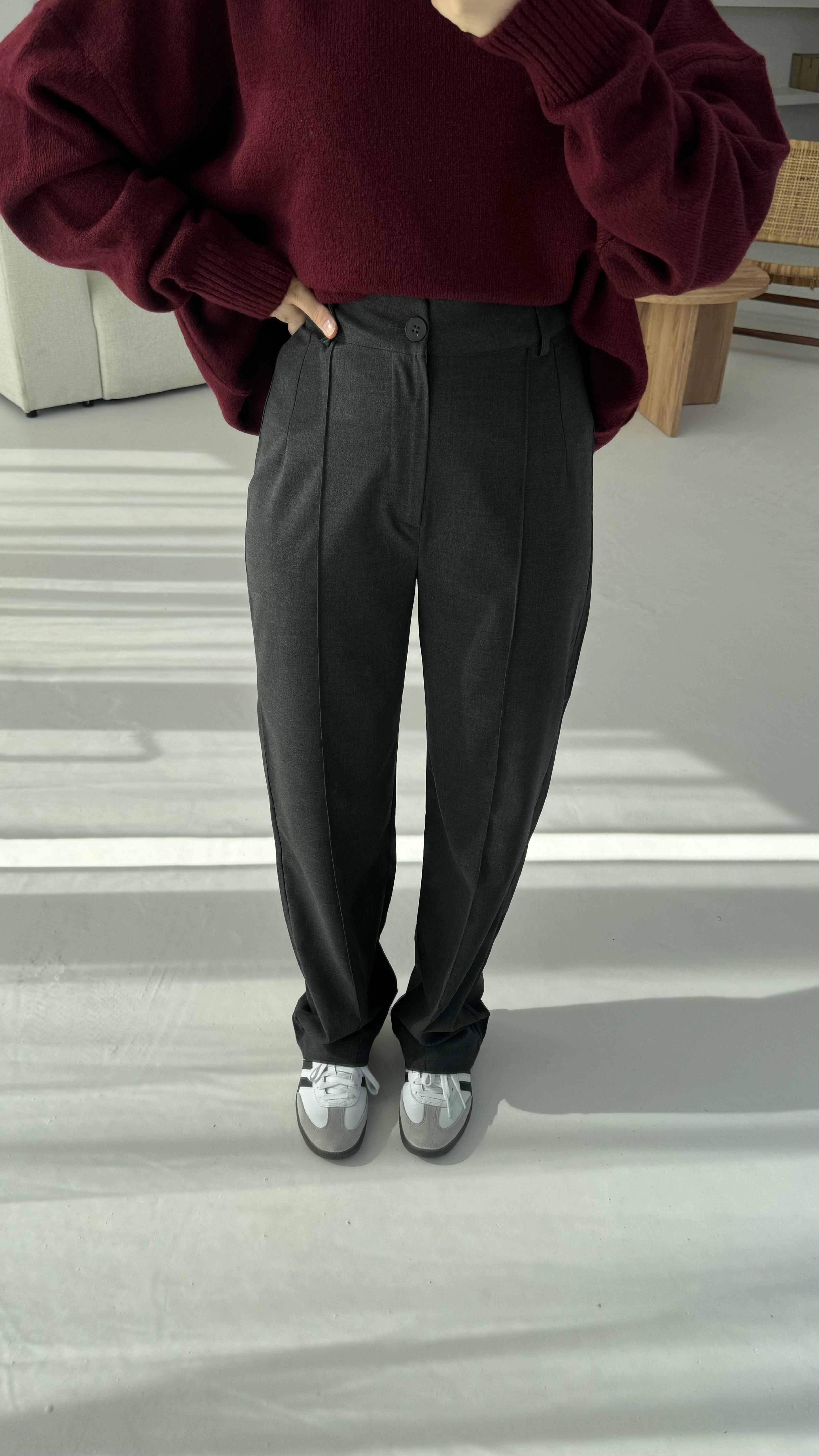 Çimalı Antasit Palazzo  Pantolon