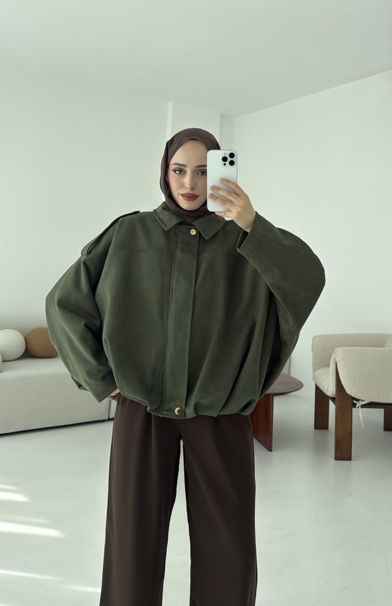 Süet Bomber Ceket