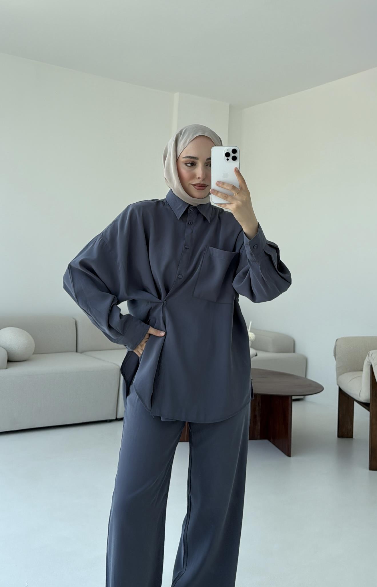 Eliza Takım Gri