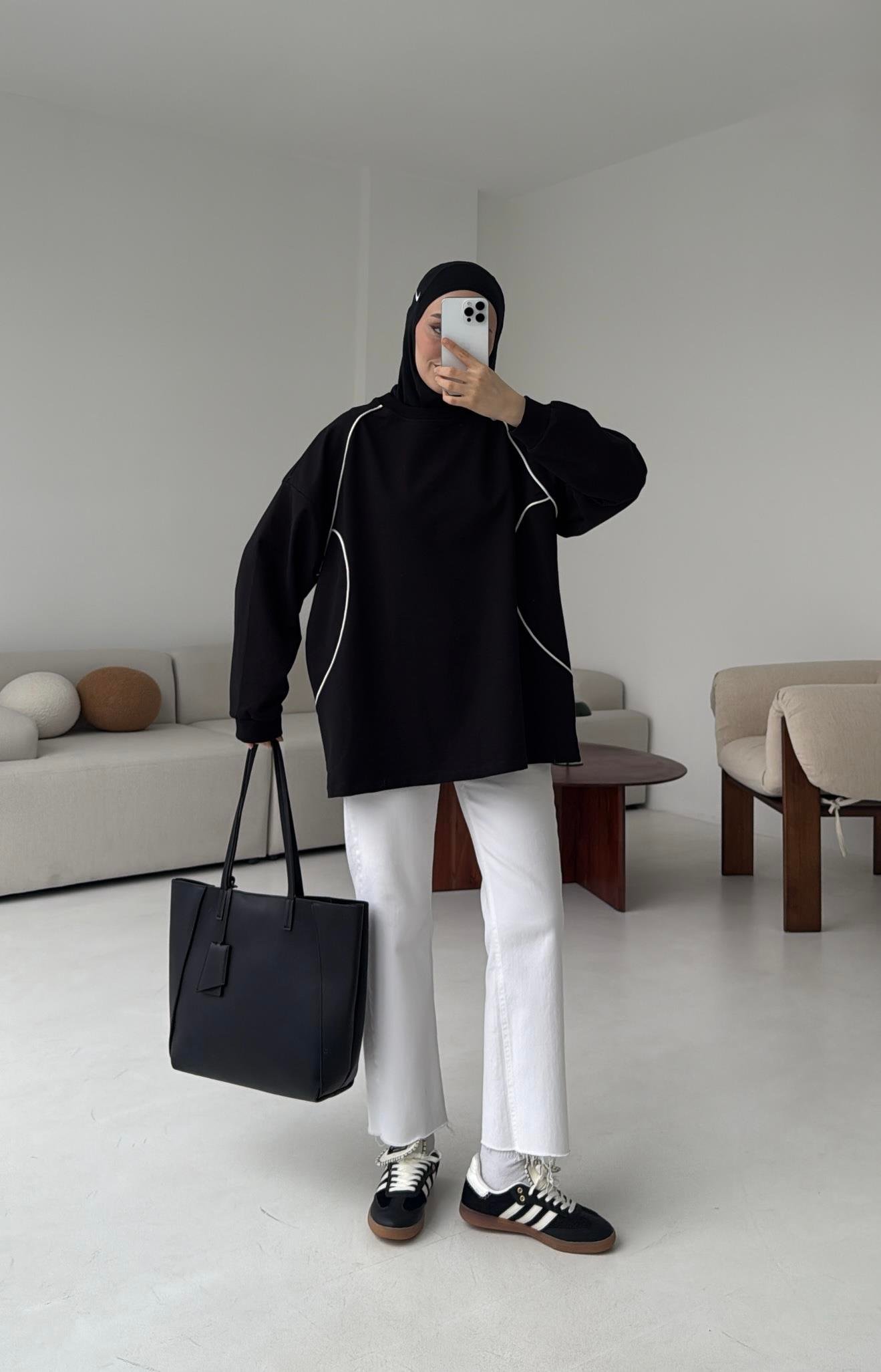 Biyeli Sweat Siyah