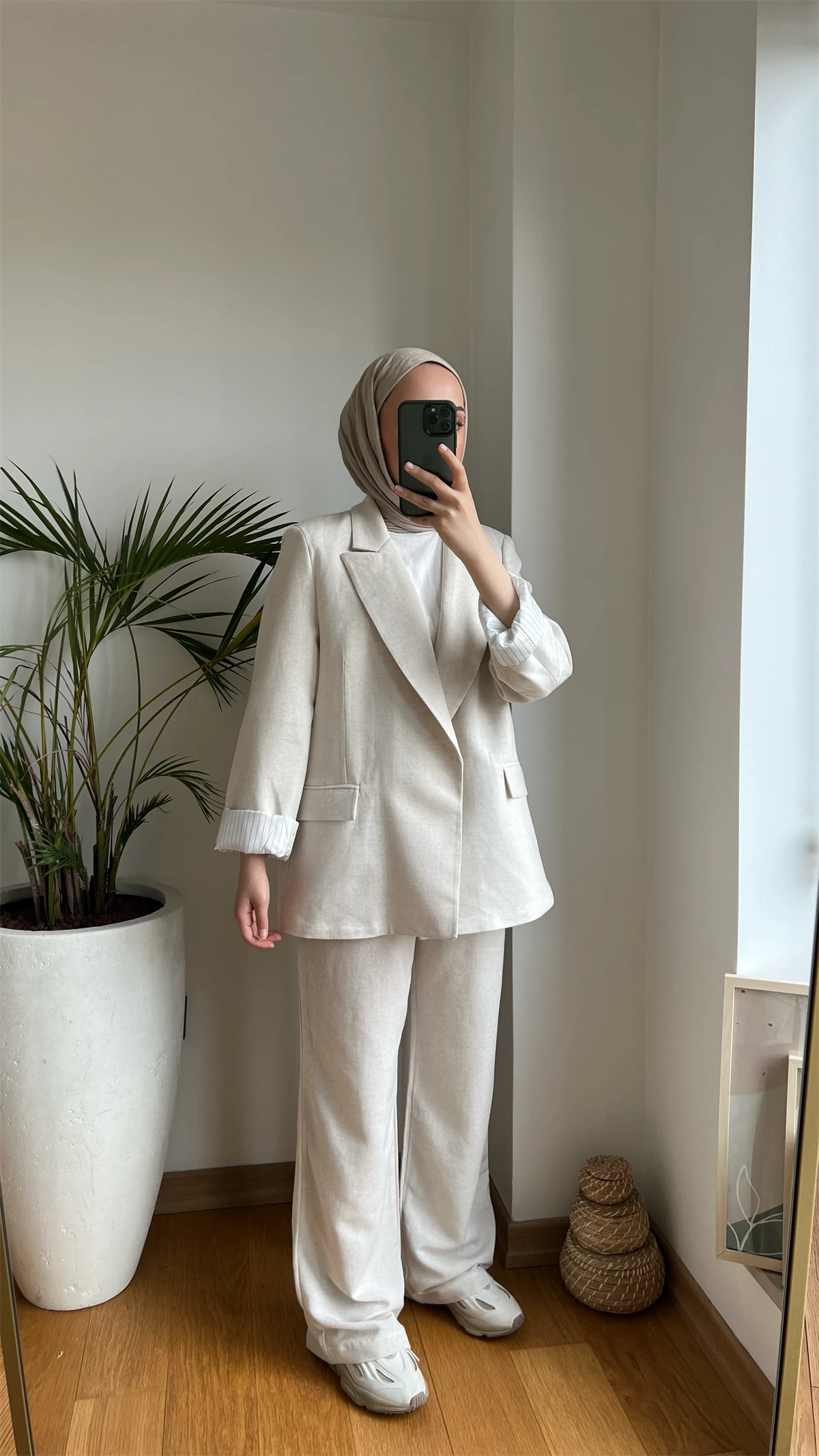 Keten Ceketli Takım