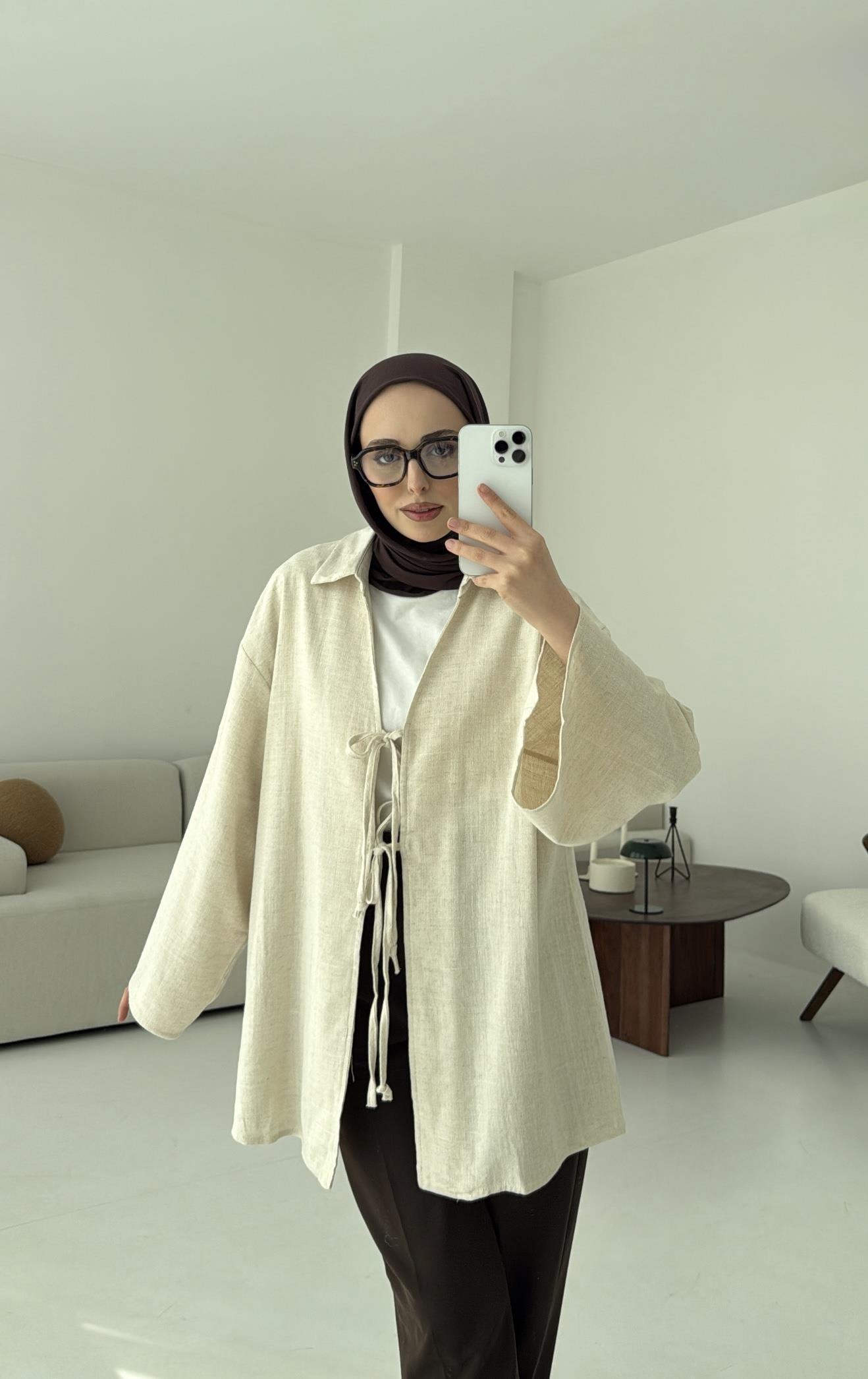 Uzun Kimono Natural