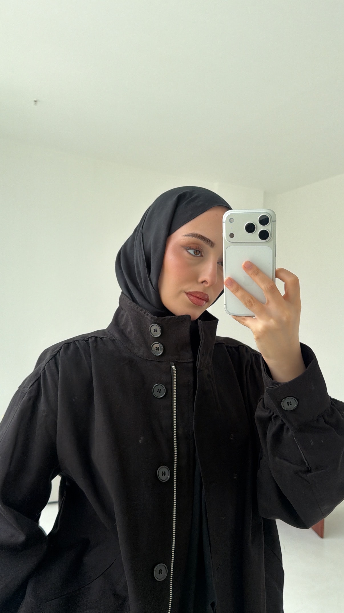 Bomber Gabardin Ceket Siyah