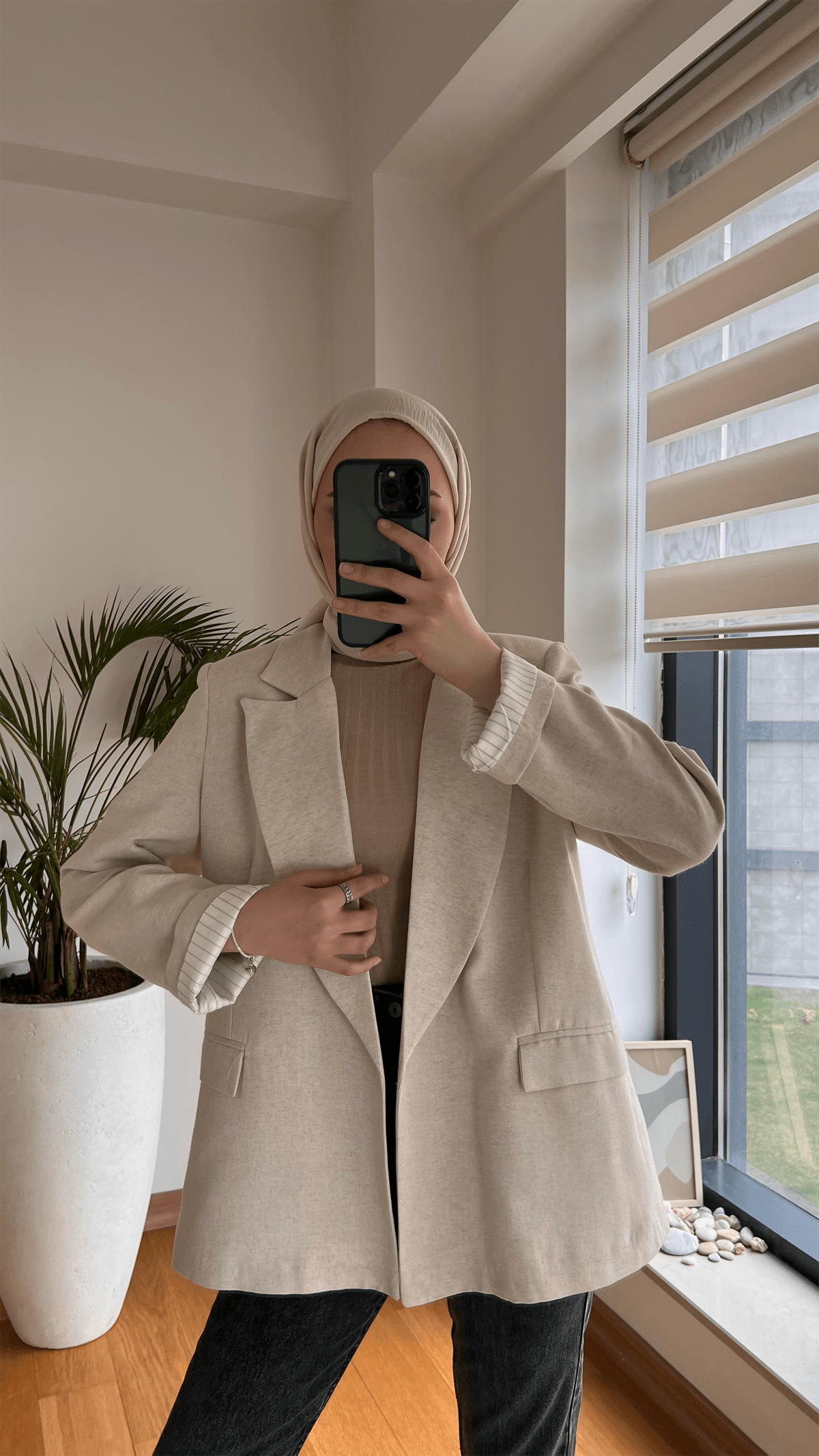Keten Blazer Ceket