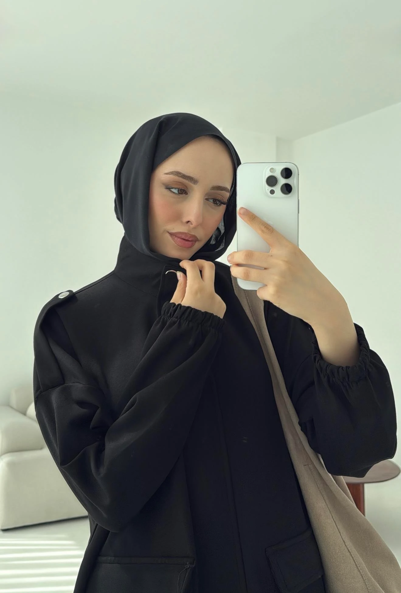 Omuz Apoletli Takım Siyah