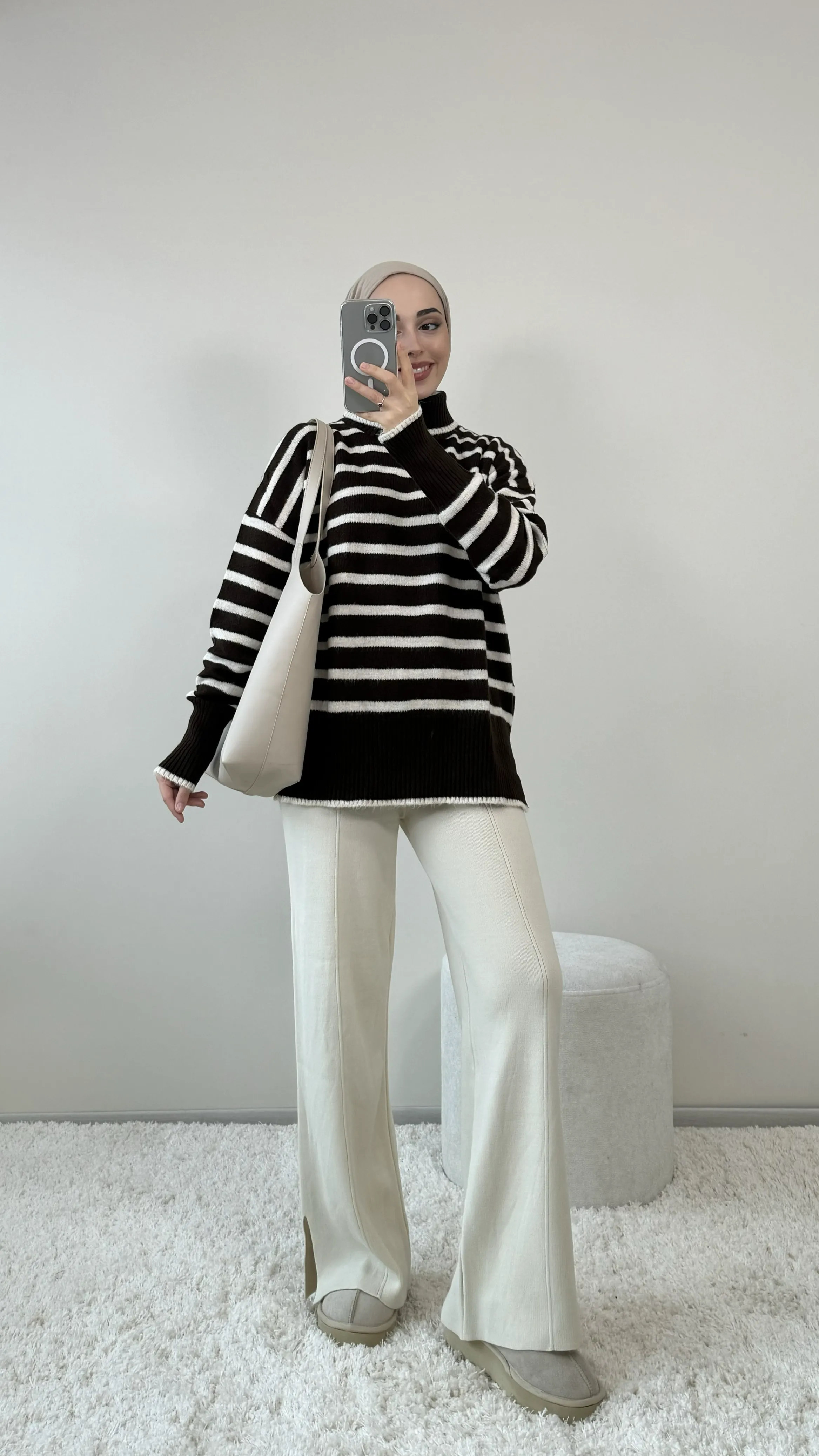 Boğazlı Kazak Kahve