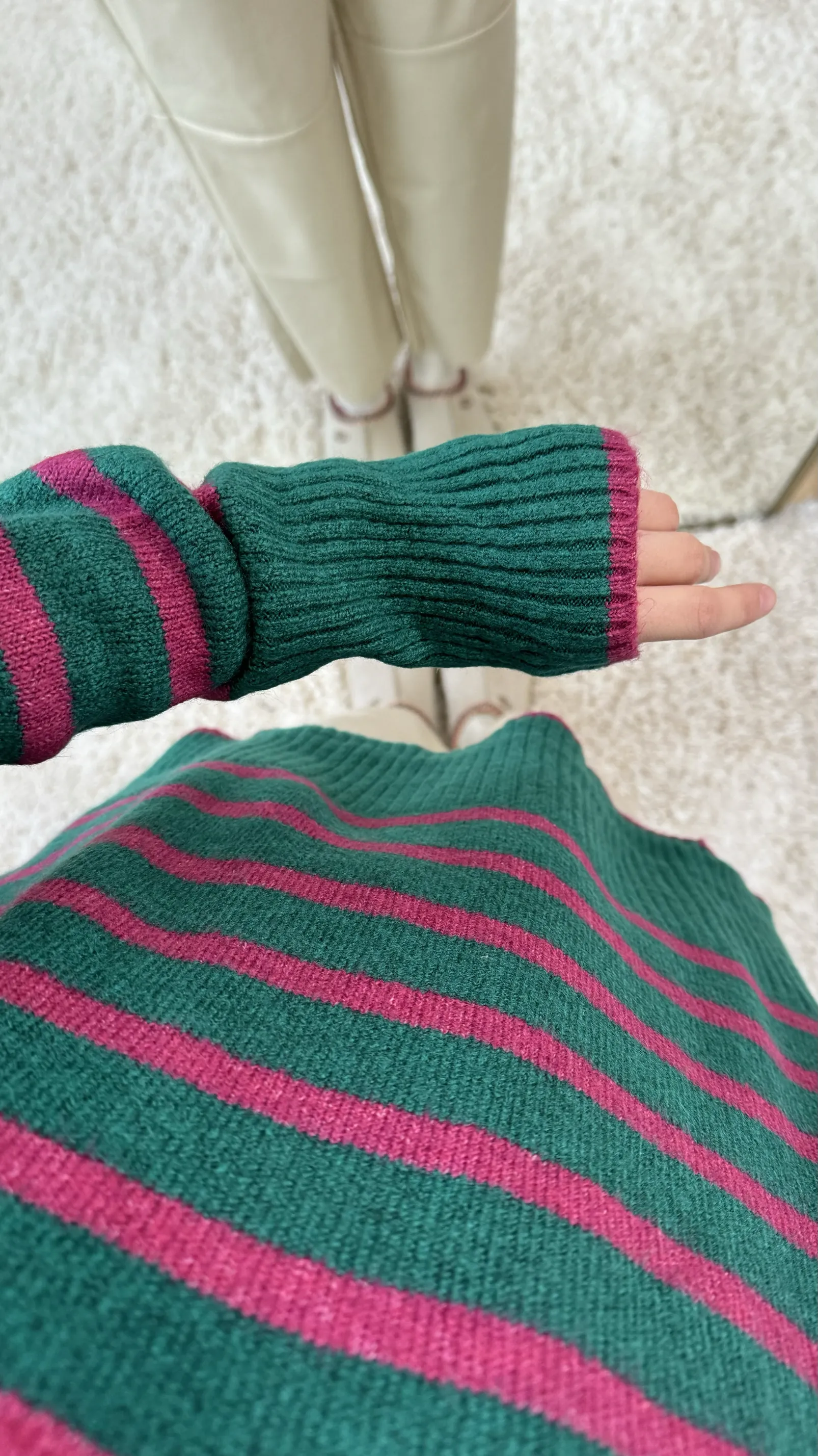 Boğazlı Kazak Yeşil