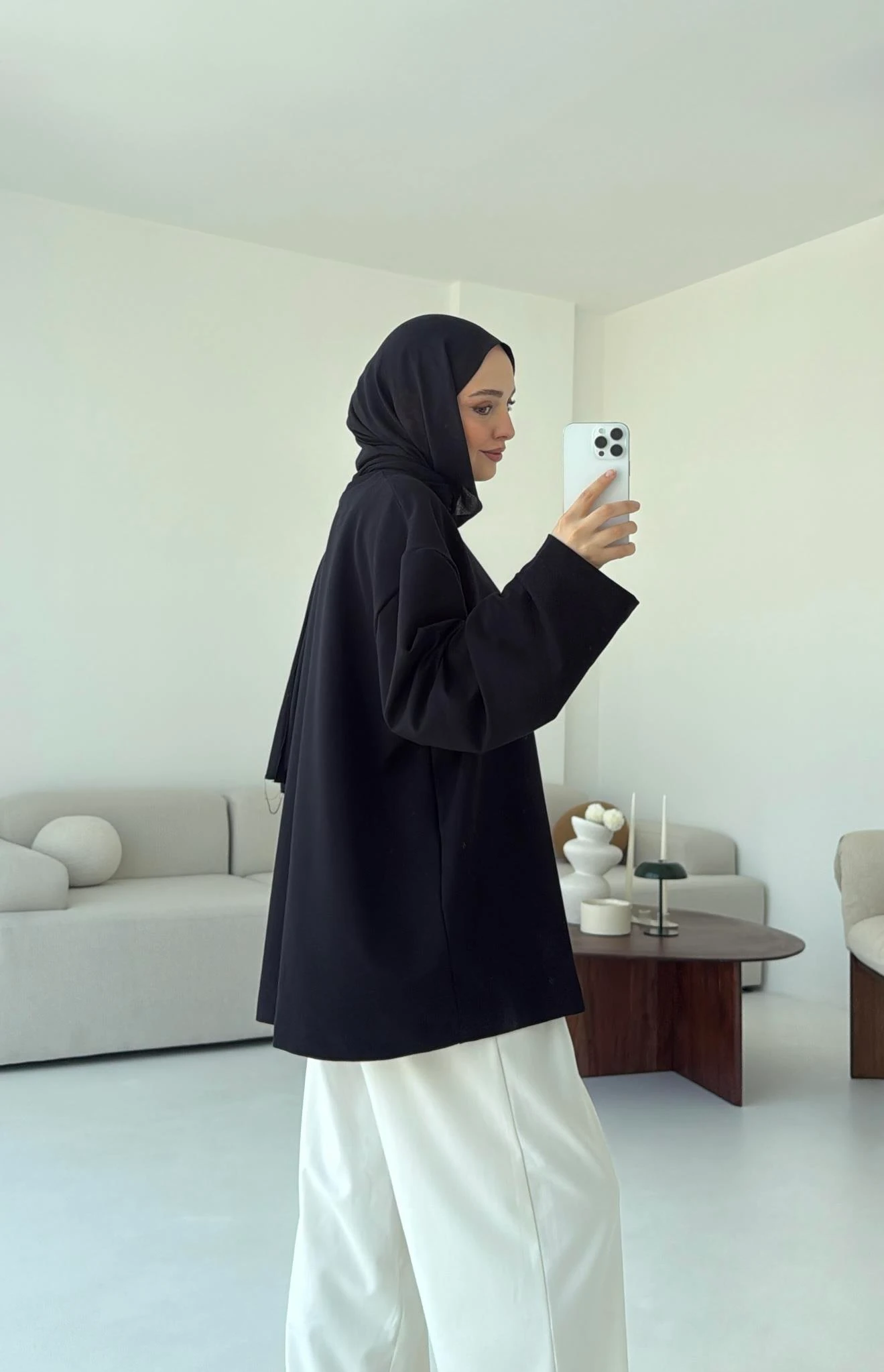 Etiket Baskılı Yazlık Sweatshirt Siyah