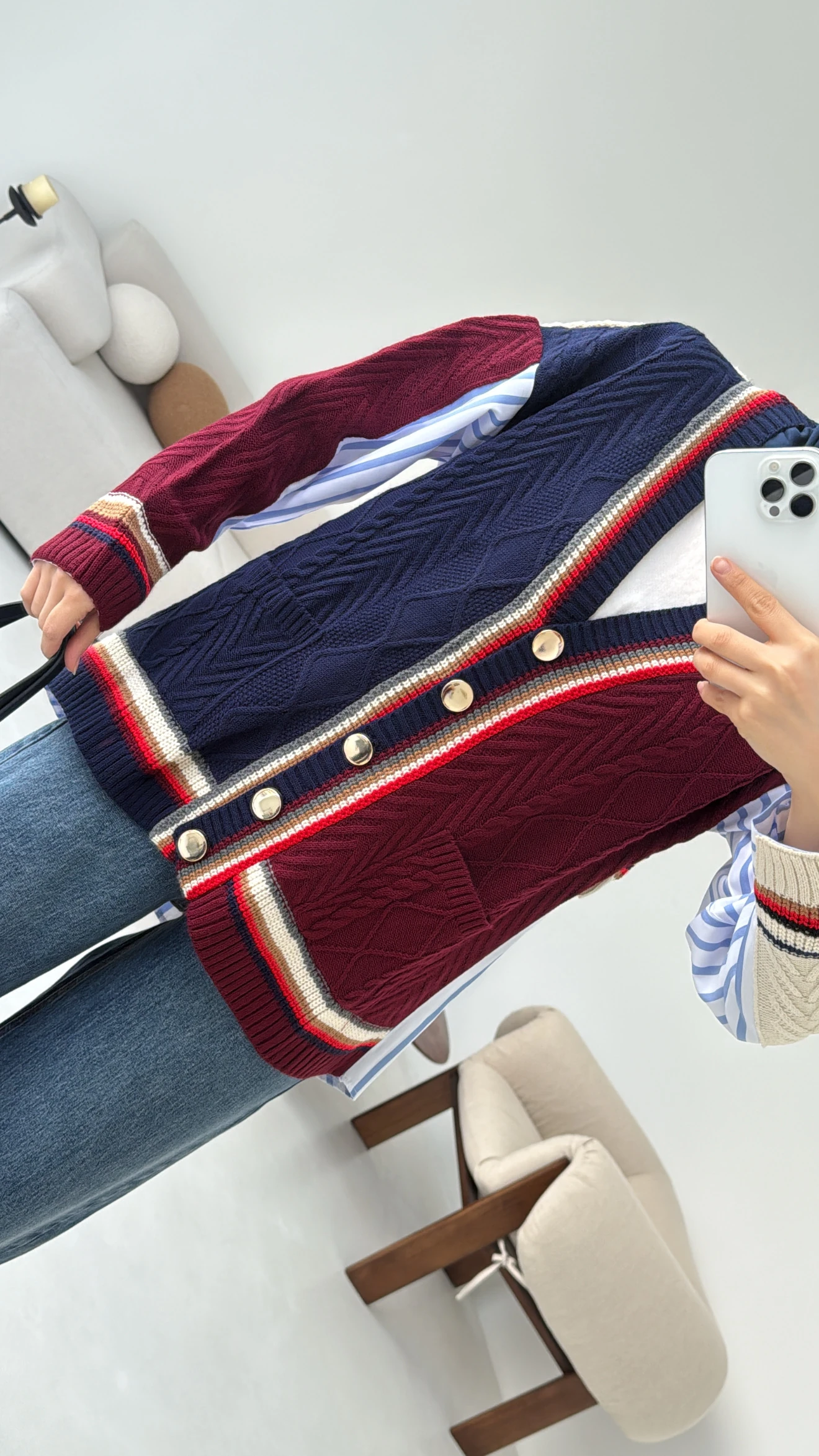 Twist Hırka Lacivert