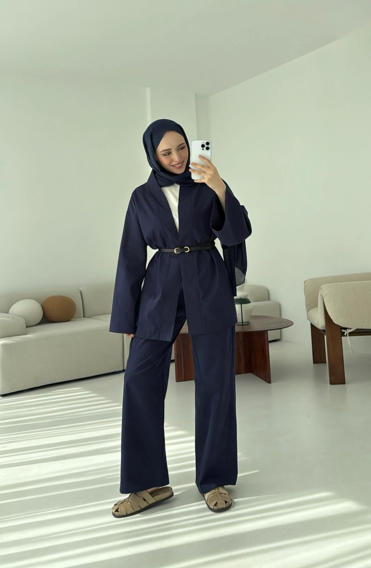 Gabardin Takım Lacivert